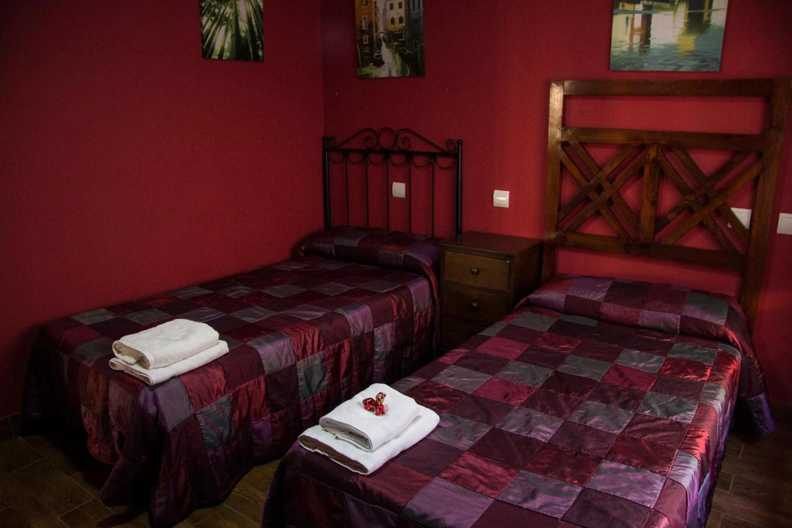 Bed in Apartahotel Rural CollaRubio Luxury