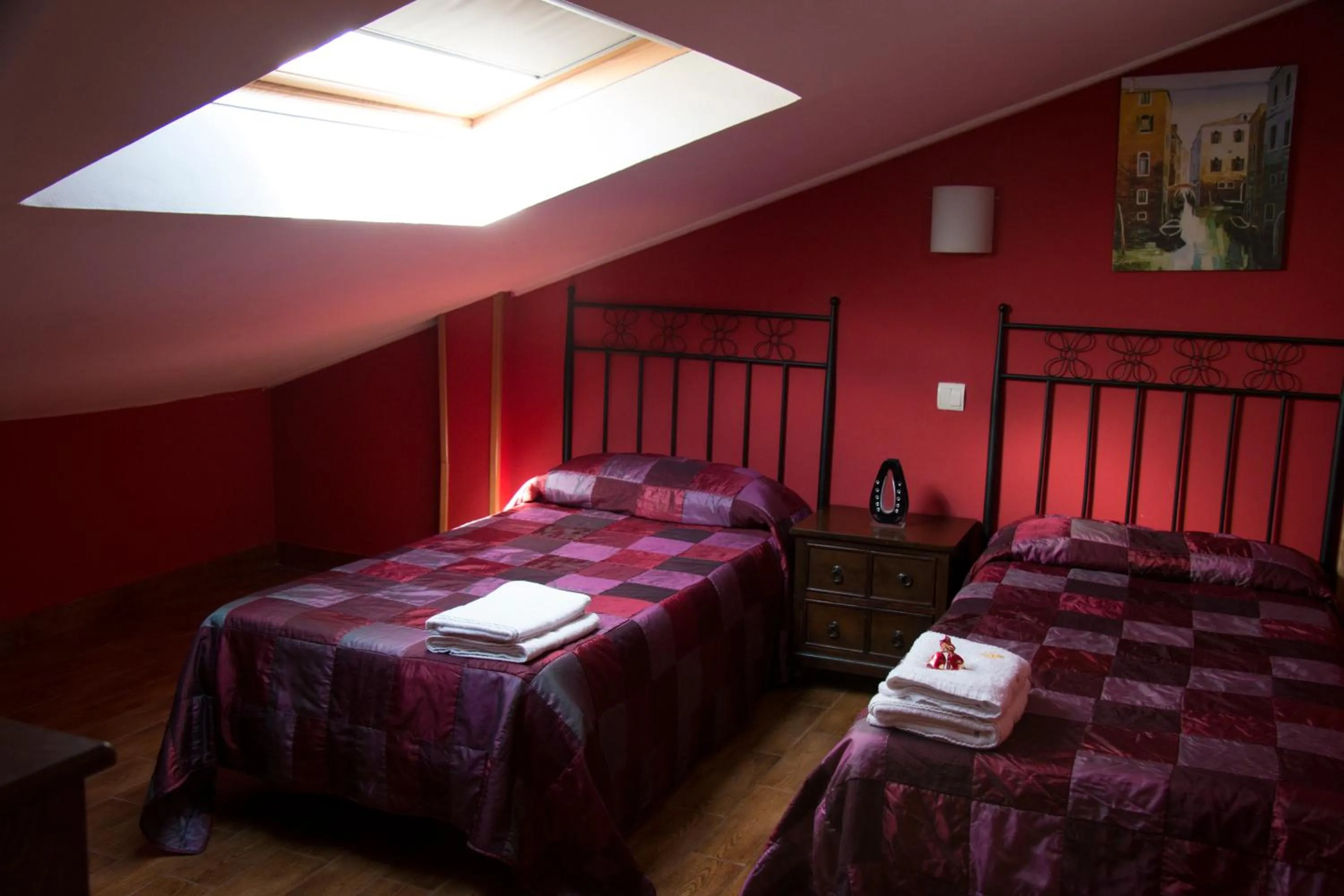 Bed in Apartahotel Rural CollaRubio Luxury