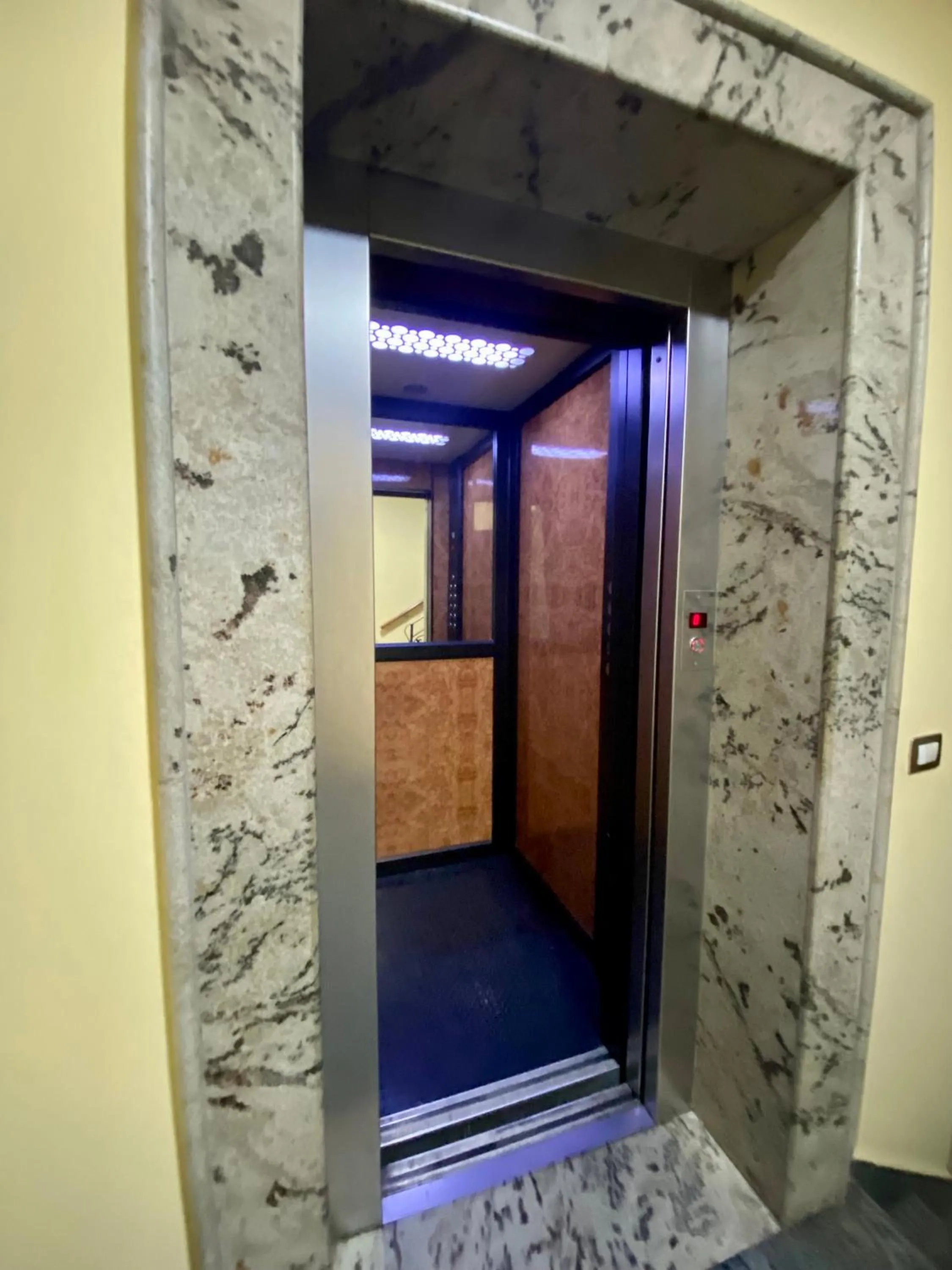 elevator in Prince Hotel