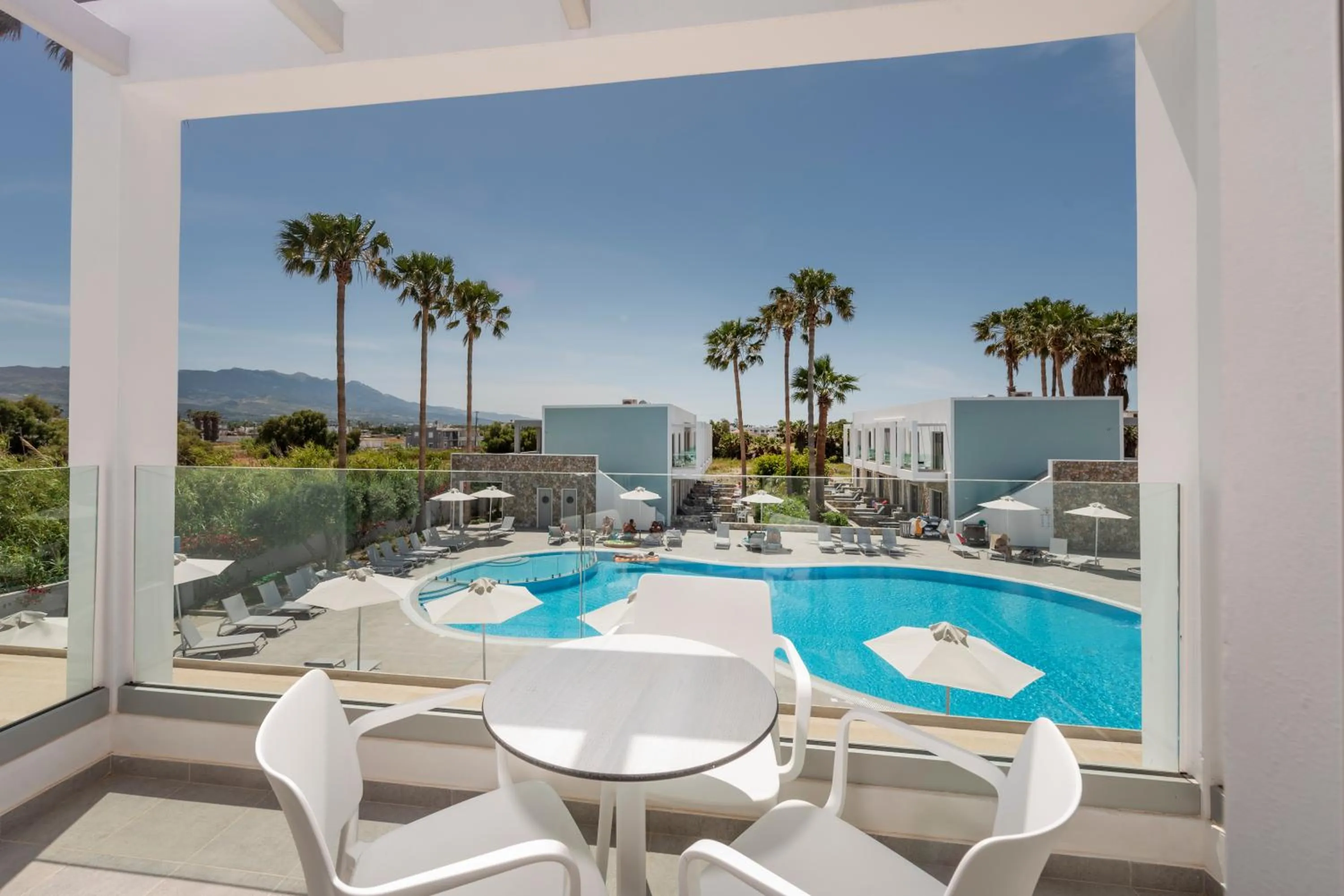 Pool view in Apollon Windmill Boutique Hotel - Adults Only