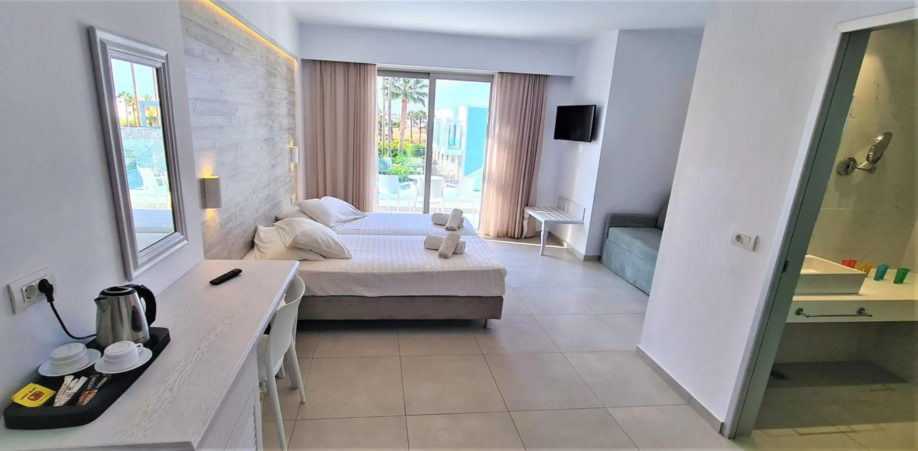 Bed in Apollon Windmill Boutique Hotel - Adults Only Bed in Apollon Windmill Boutique Hotel - Adults Only