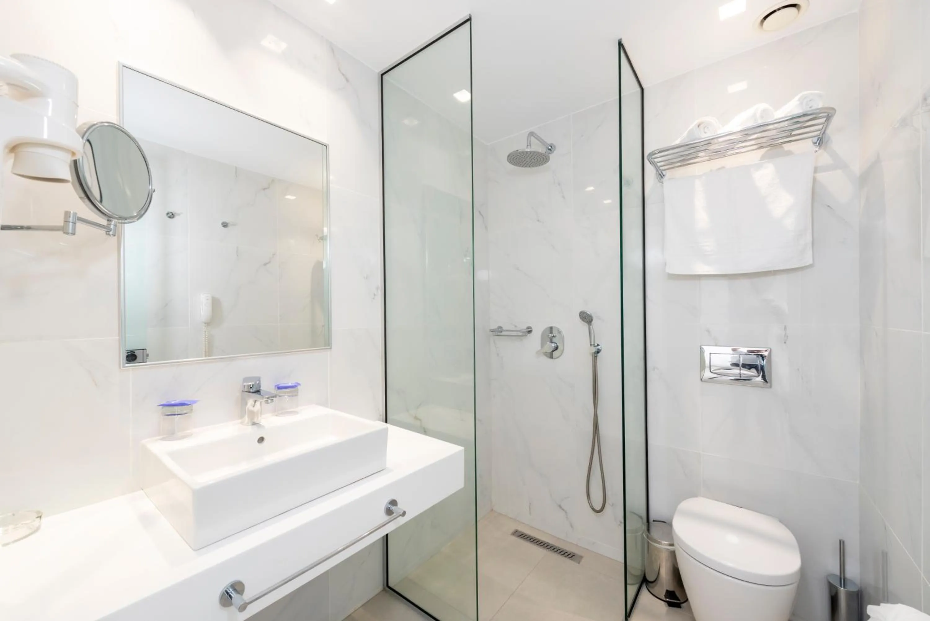 Shower in Apollon Windmill Boutique Hotel - Adults Only