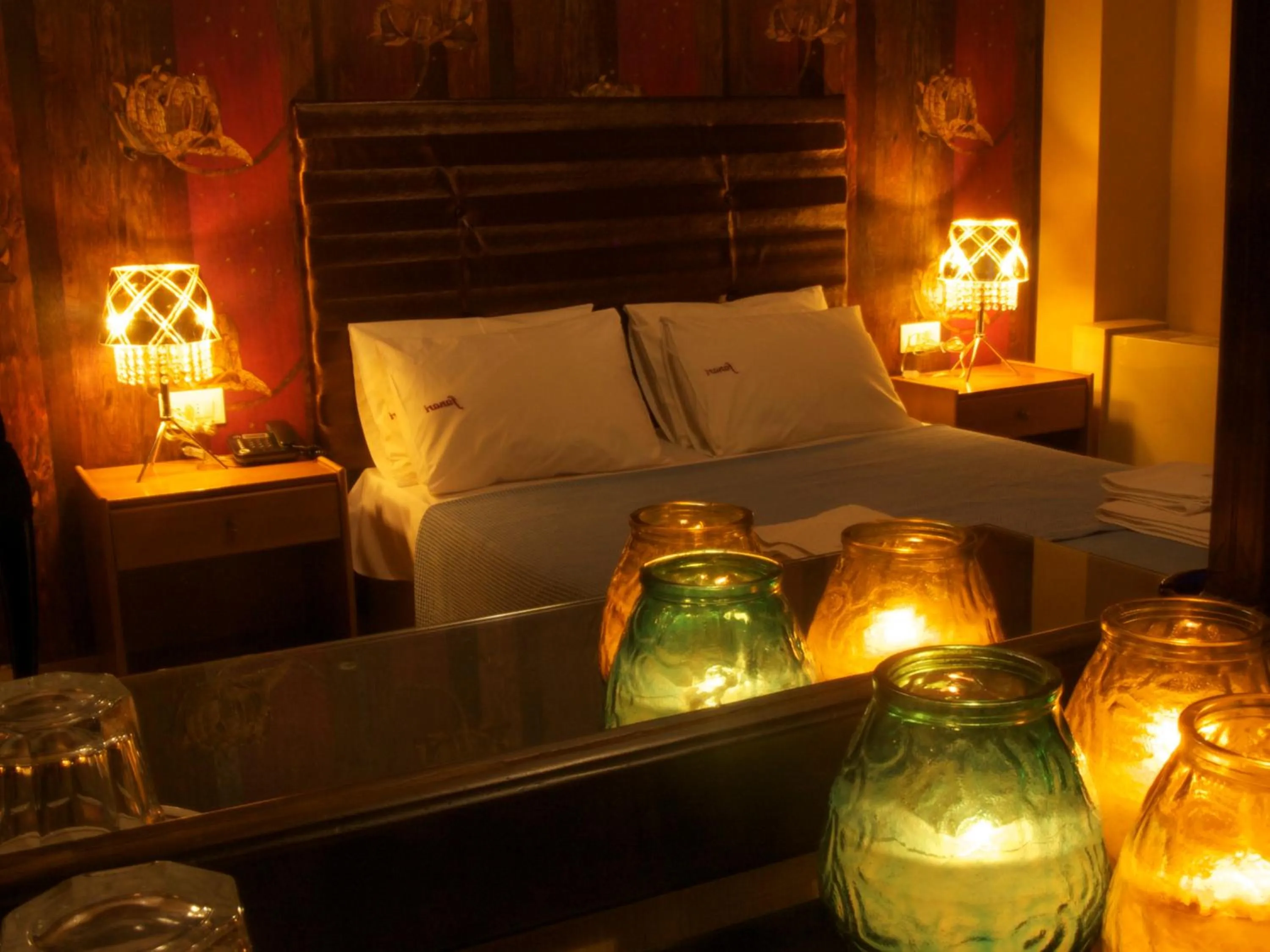 Decorative detail, Bed in Fanari Hotel