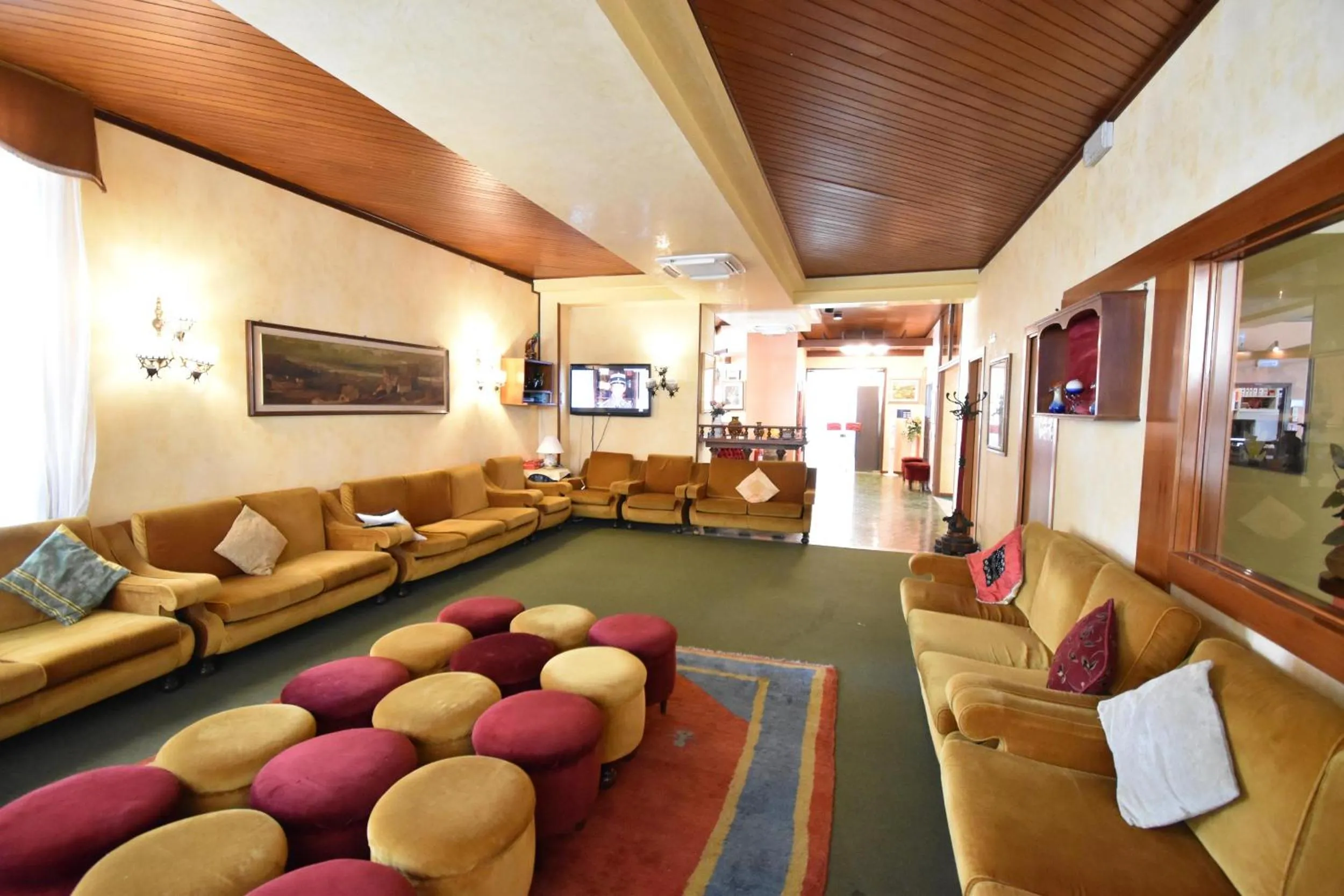 Communal lounge/ TV room in Hotel Galles