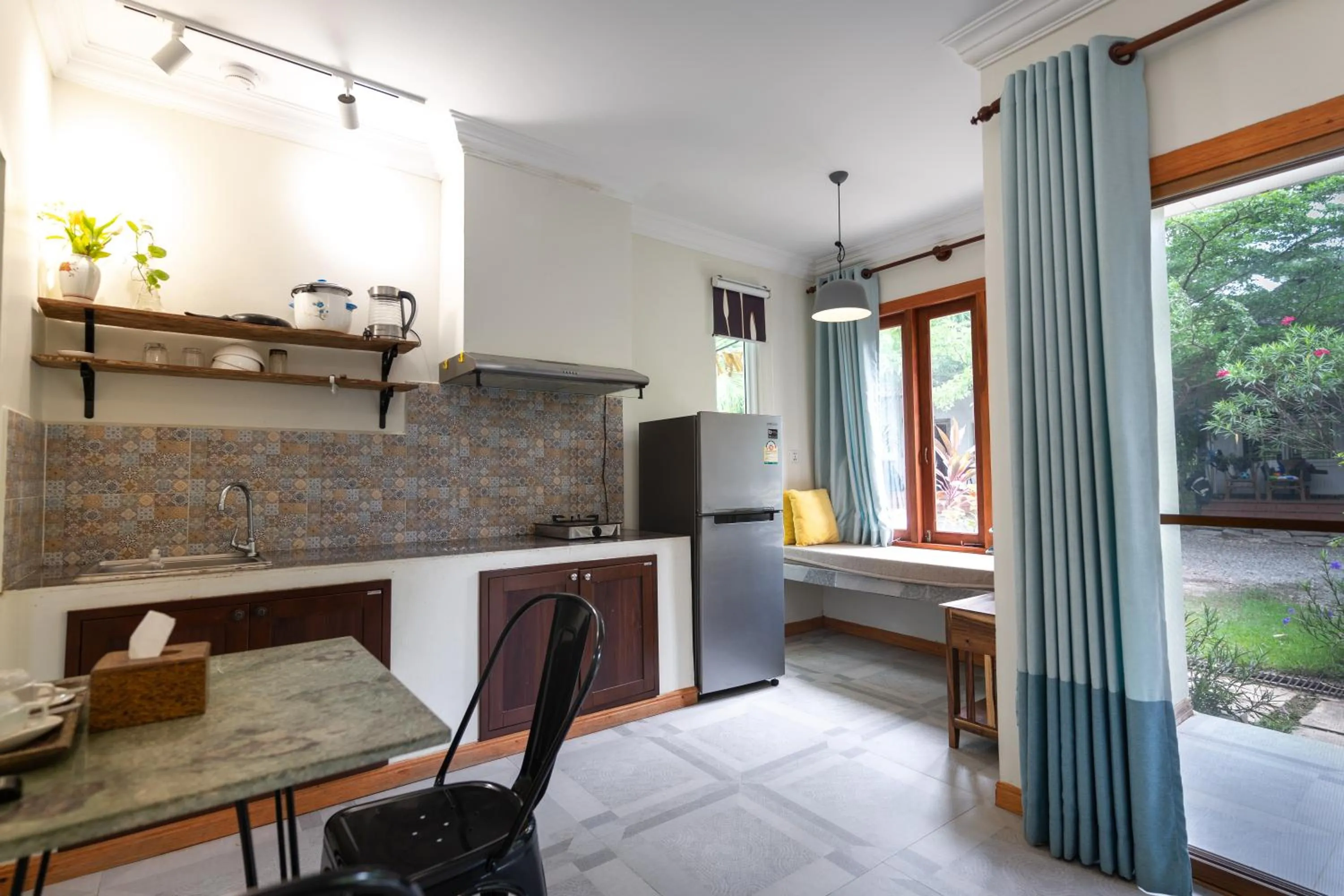 Kitchen or kitchenette in Sanssouci Kep