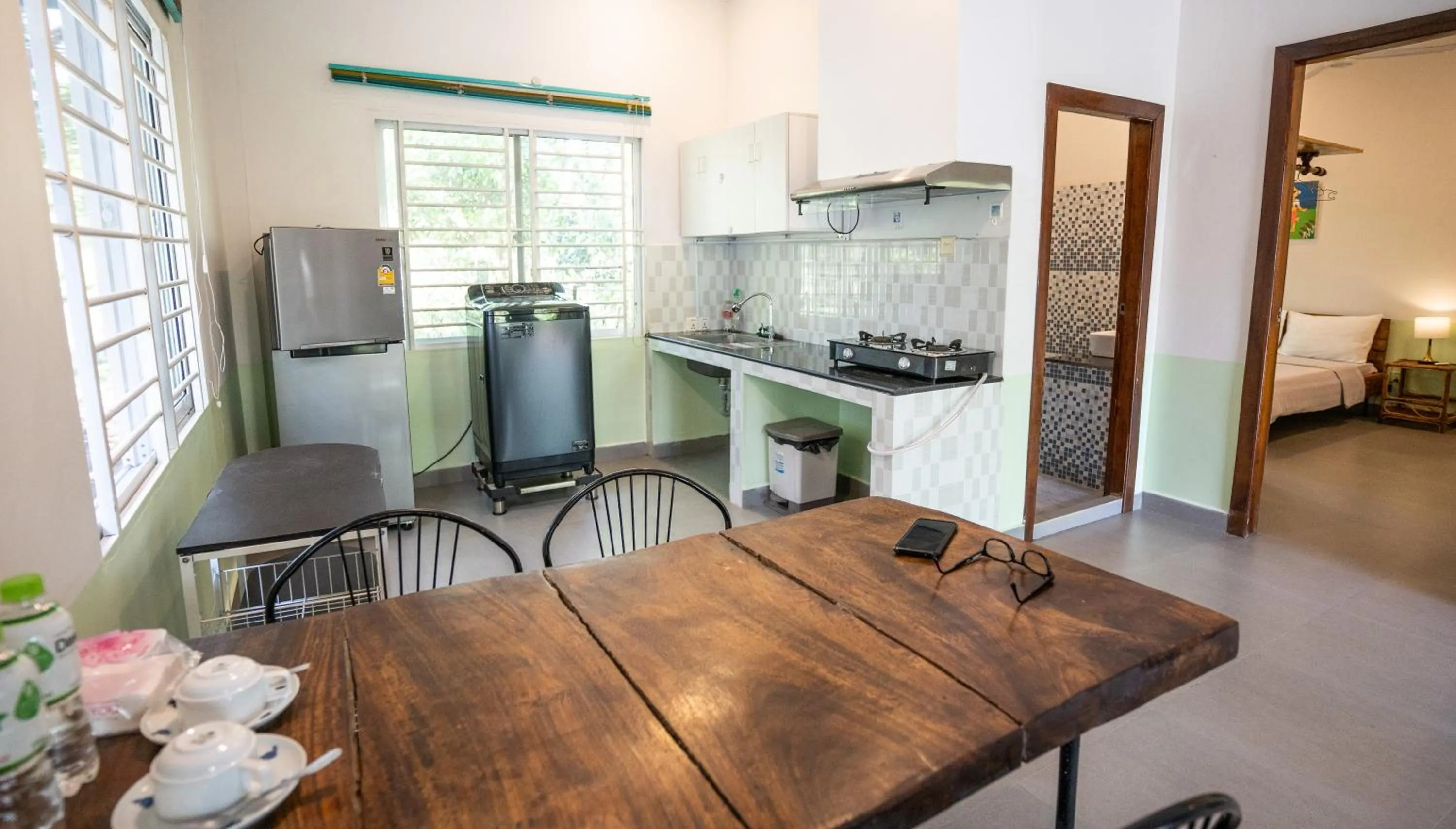 Kitchen or kitchenette in Sanssouci Kep