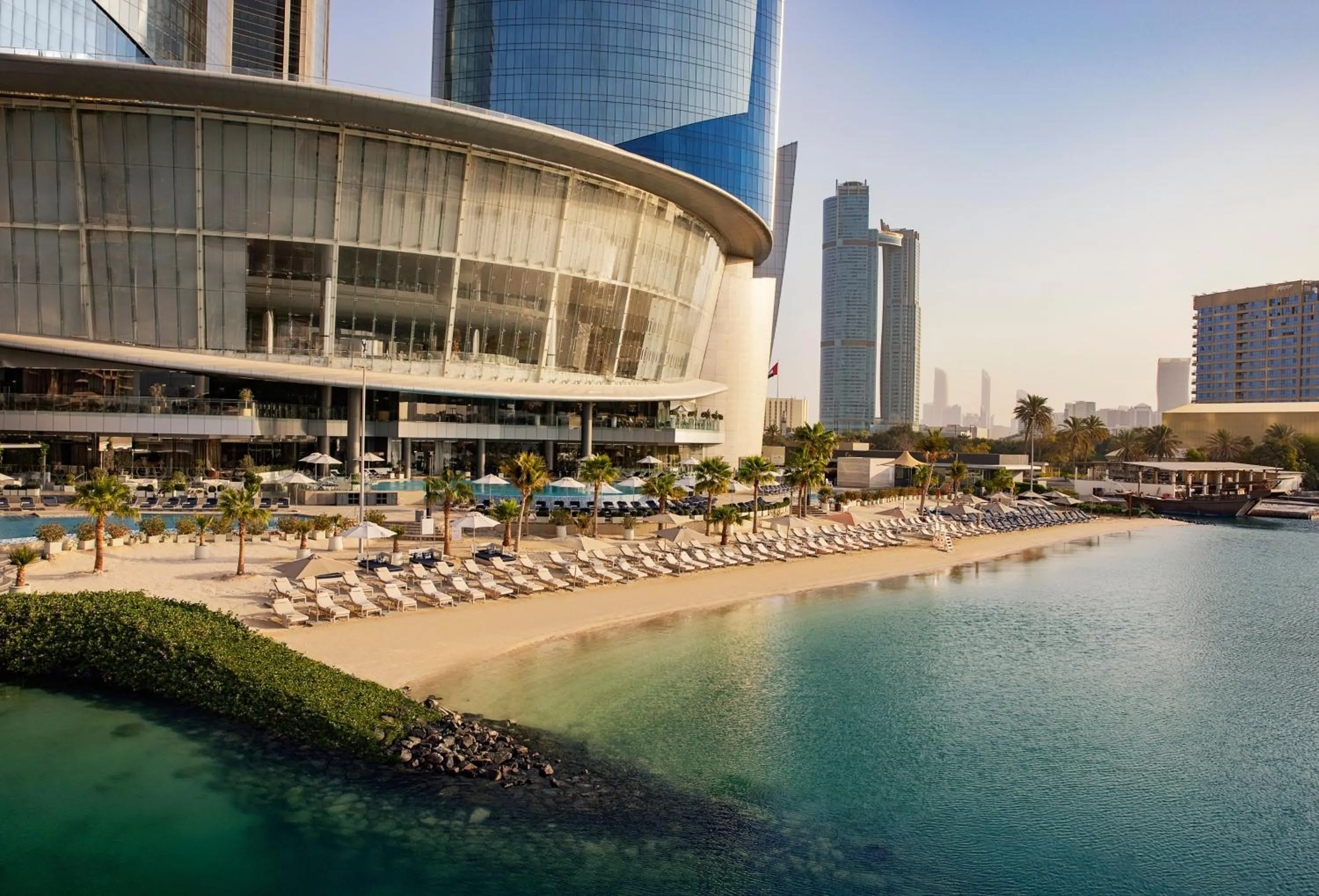 Beach in Conrad Abu Dhabi Etihad Towers
