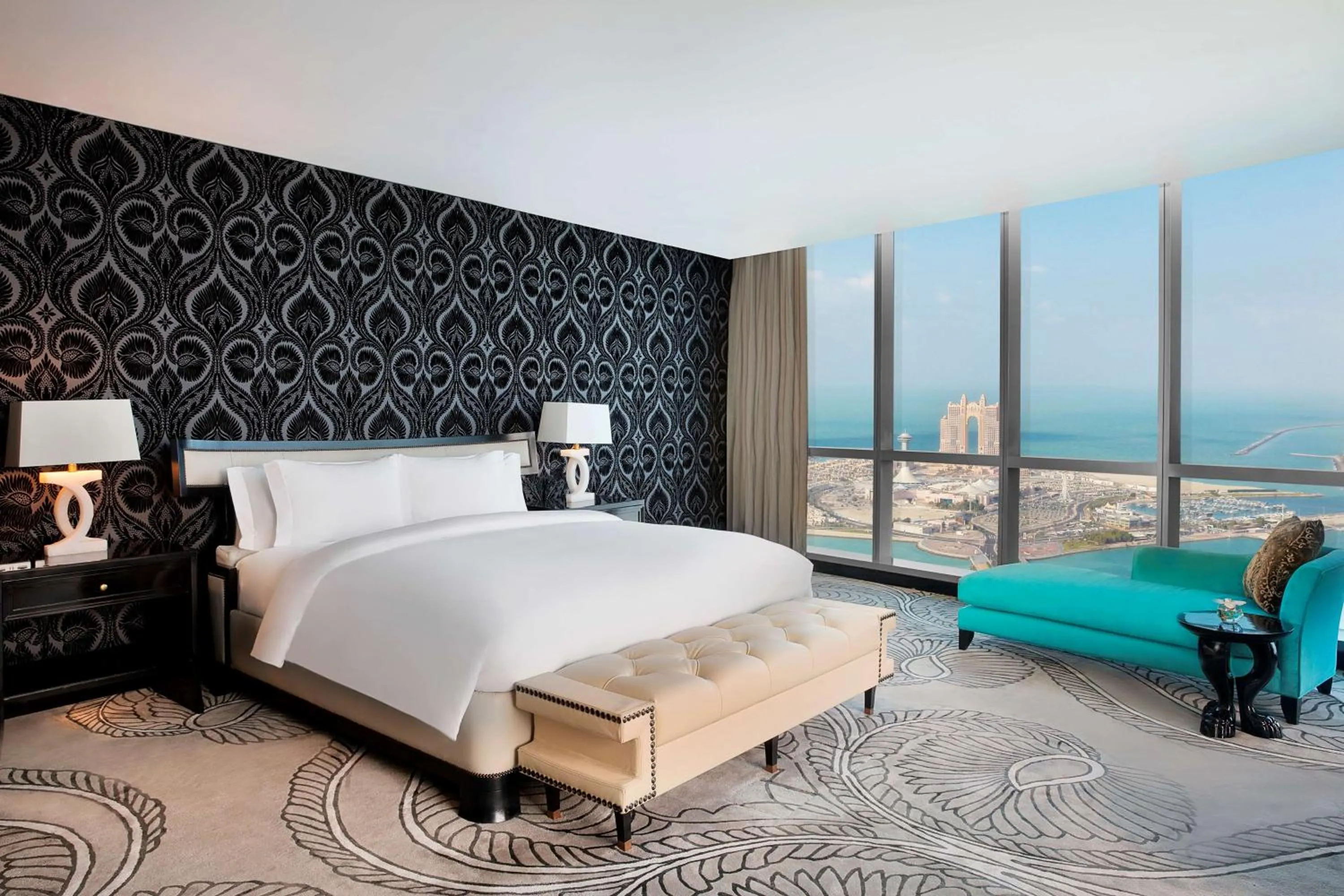 Bed in Conrad Abu Dhabi Etihad Towers
