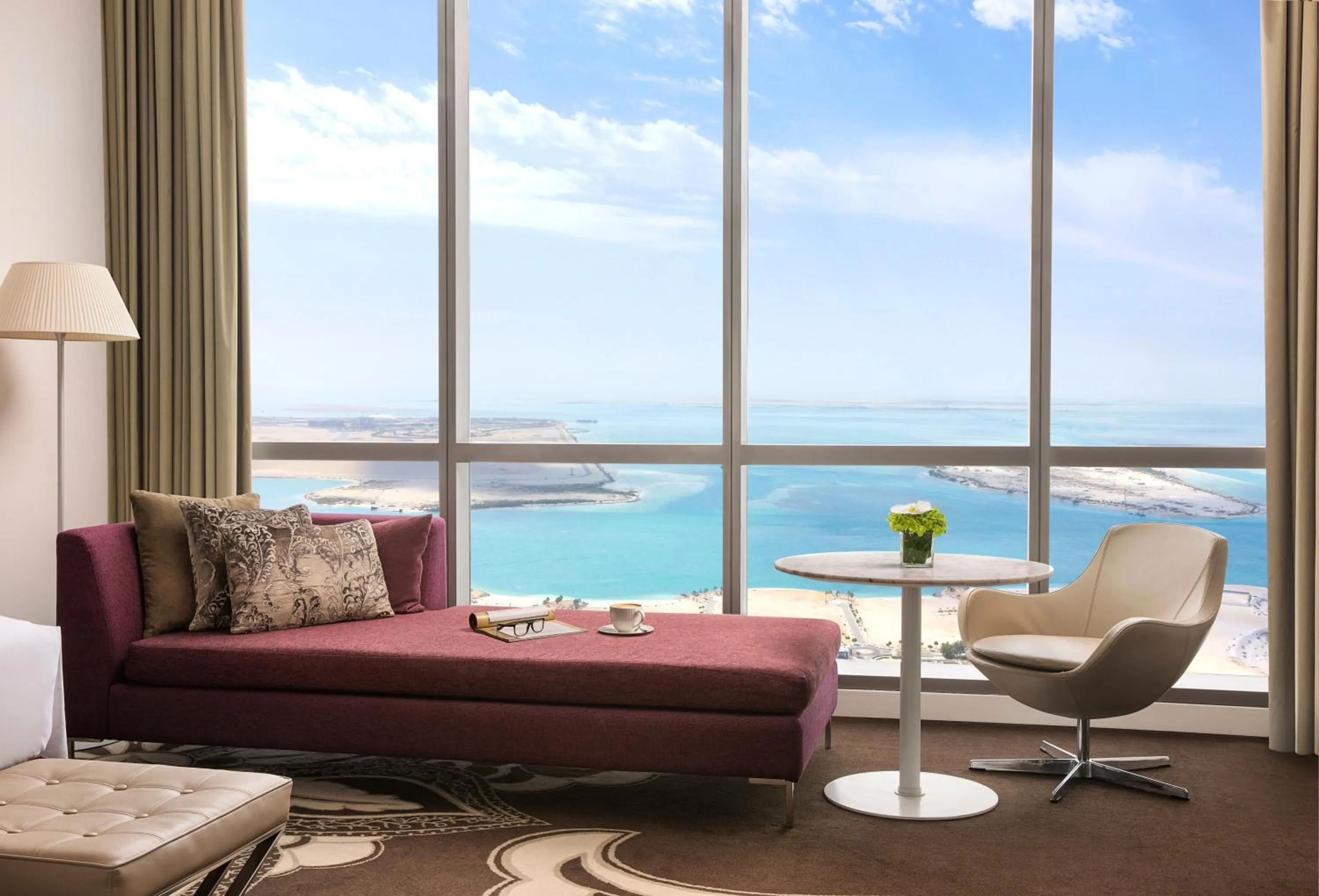 Seating area in Conrad Abu Dhabi Etihad Towers