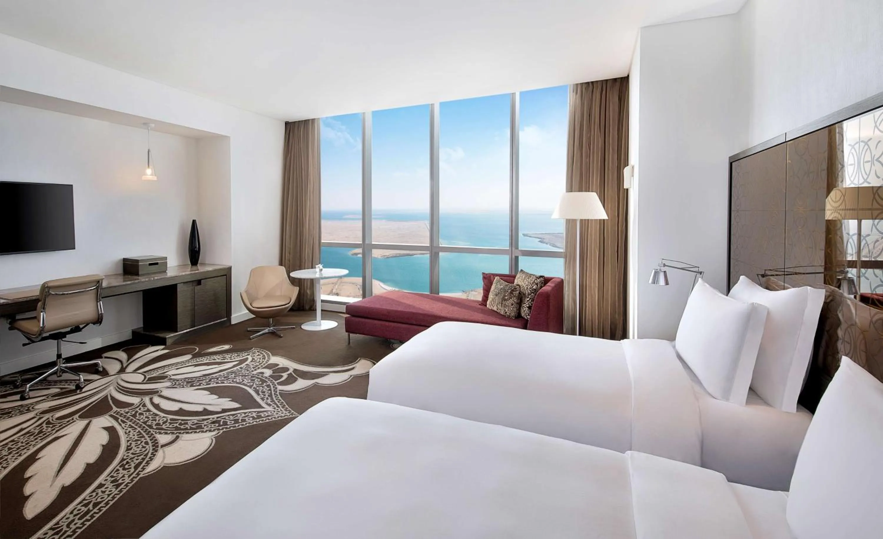 Bedroom, Bed in Conrad Abu Dhabi Etihad Towers
