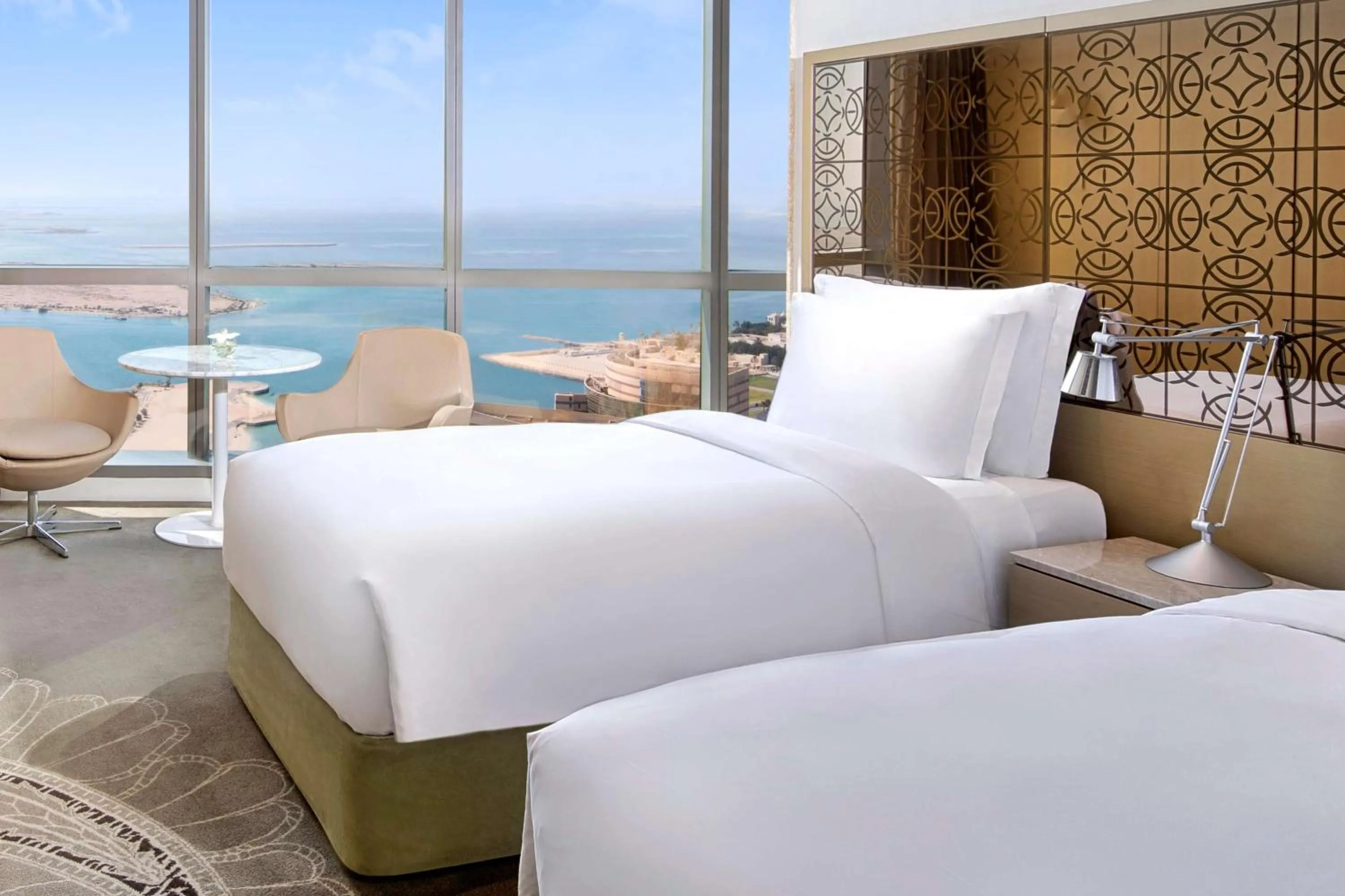 Bed in Conrad Abu Dhabi Etihad Towers