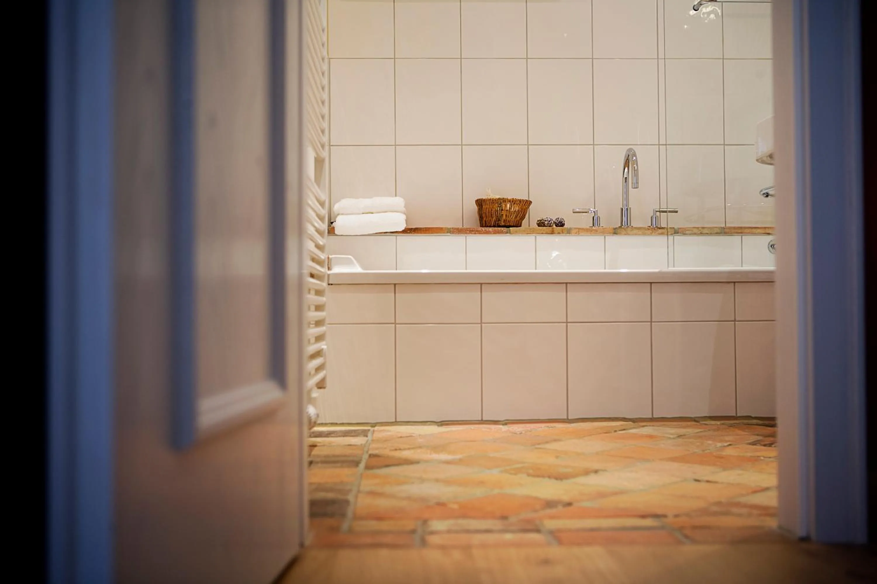 Bathroom in Pension La Casa dei Colori