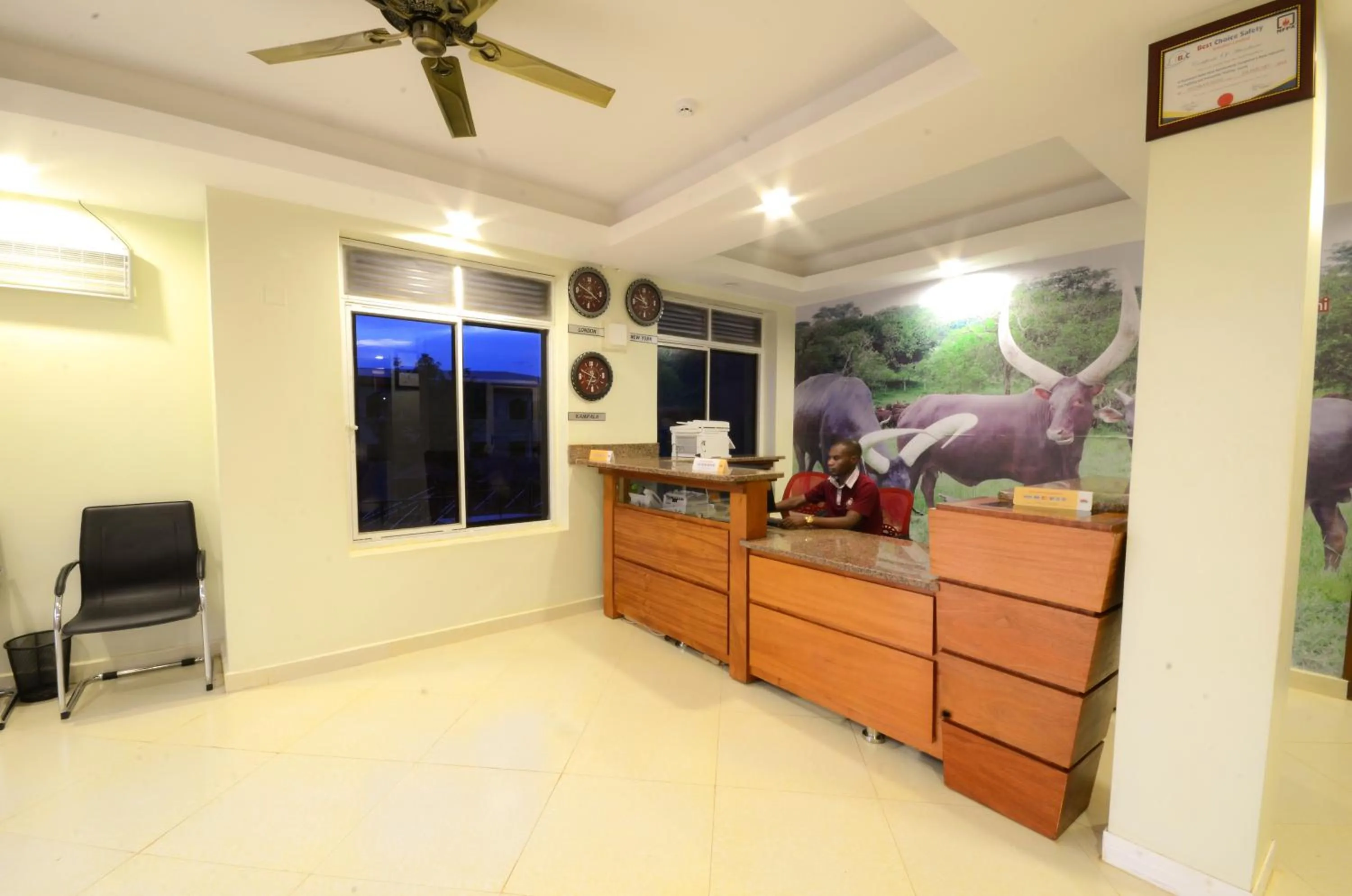 Lobby or reception in Nyumbani Hotel