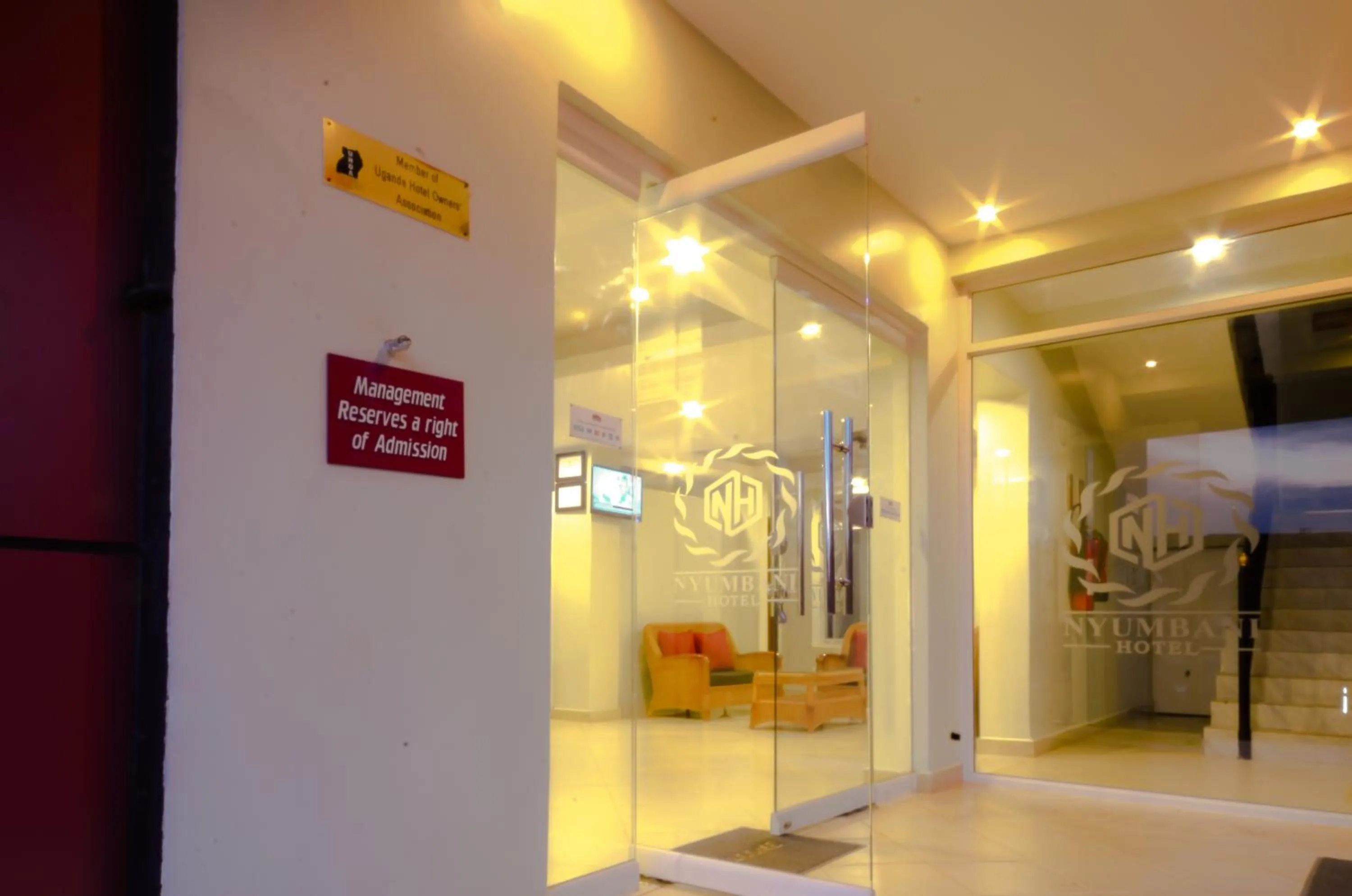 Facade/entrance in Nyumbani Hotel