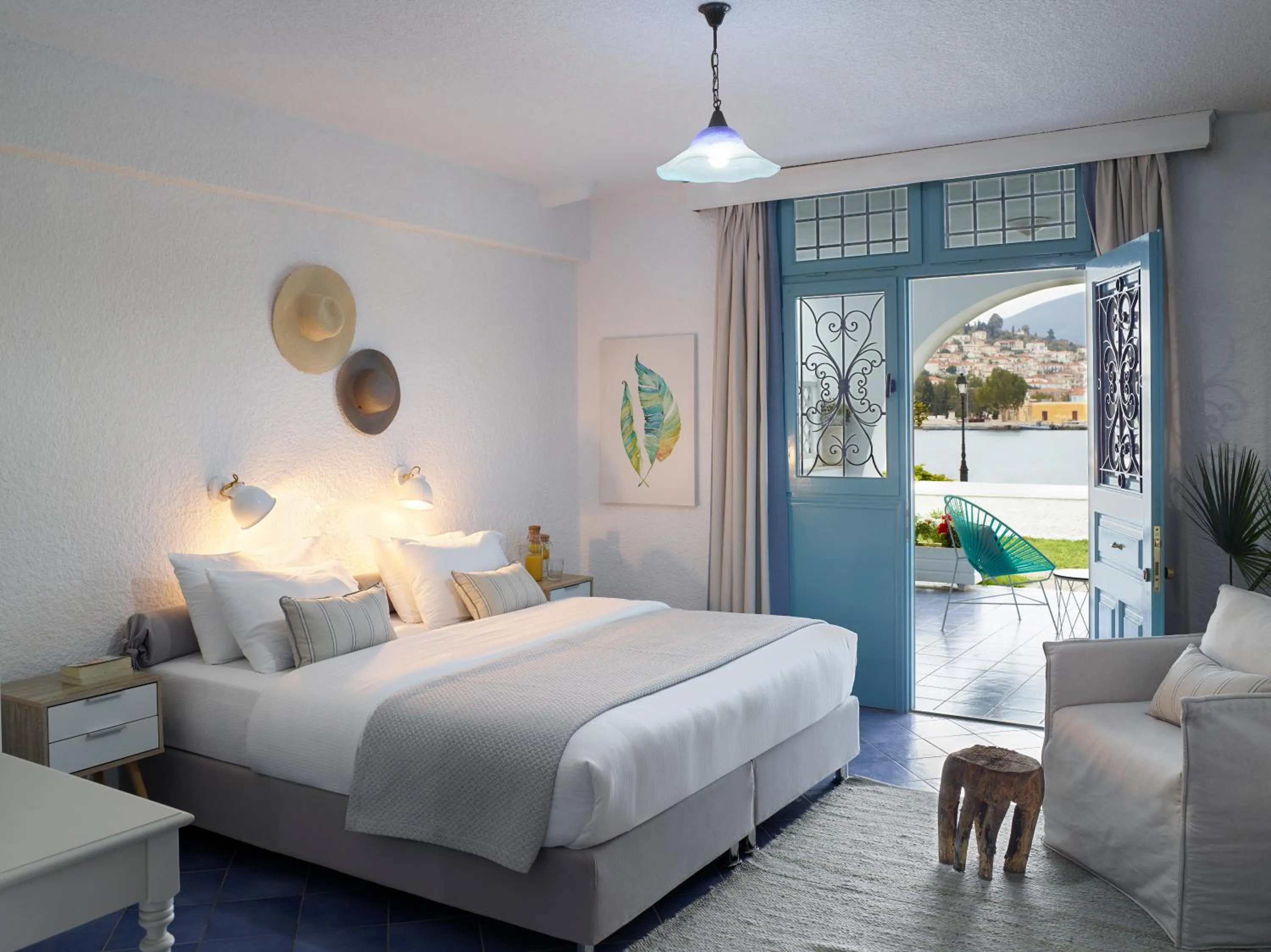 Patio, Bed in Nikis Village