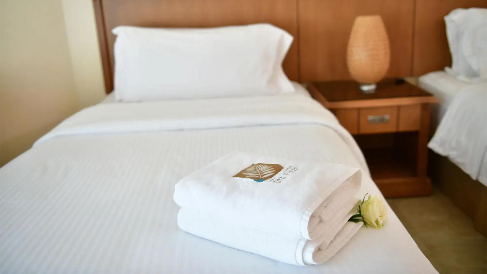 Bed in Umm Al Quwain Beach Hotel Bed in Umm Al Quwain Beach Hotel