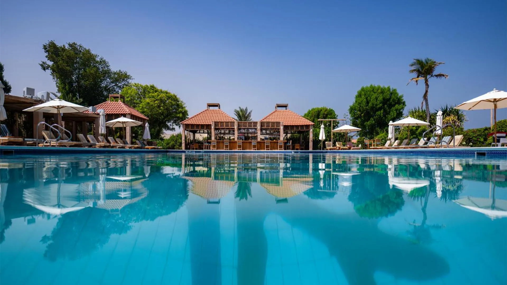 Swimming pool in Umm Al Quwain Beach Hotel