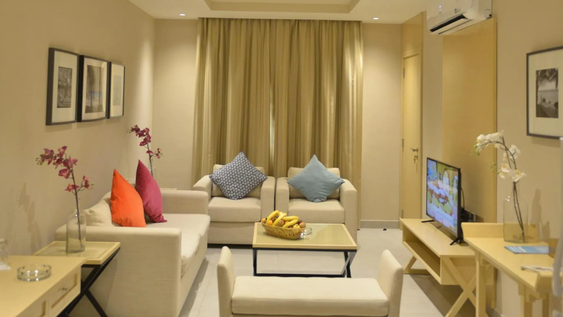 Living room in Umm Al Quwain Beach Hotel