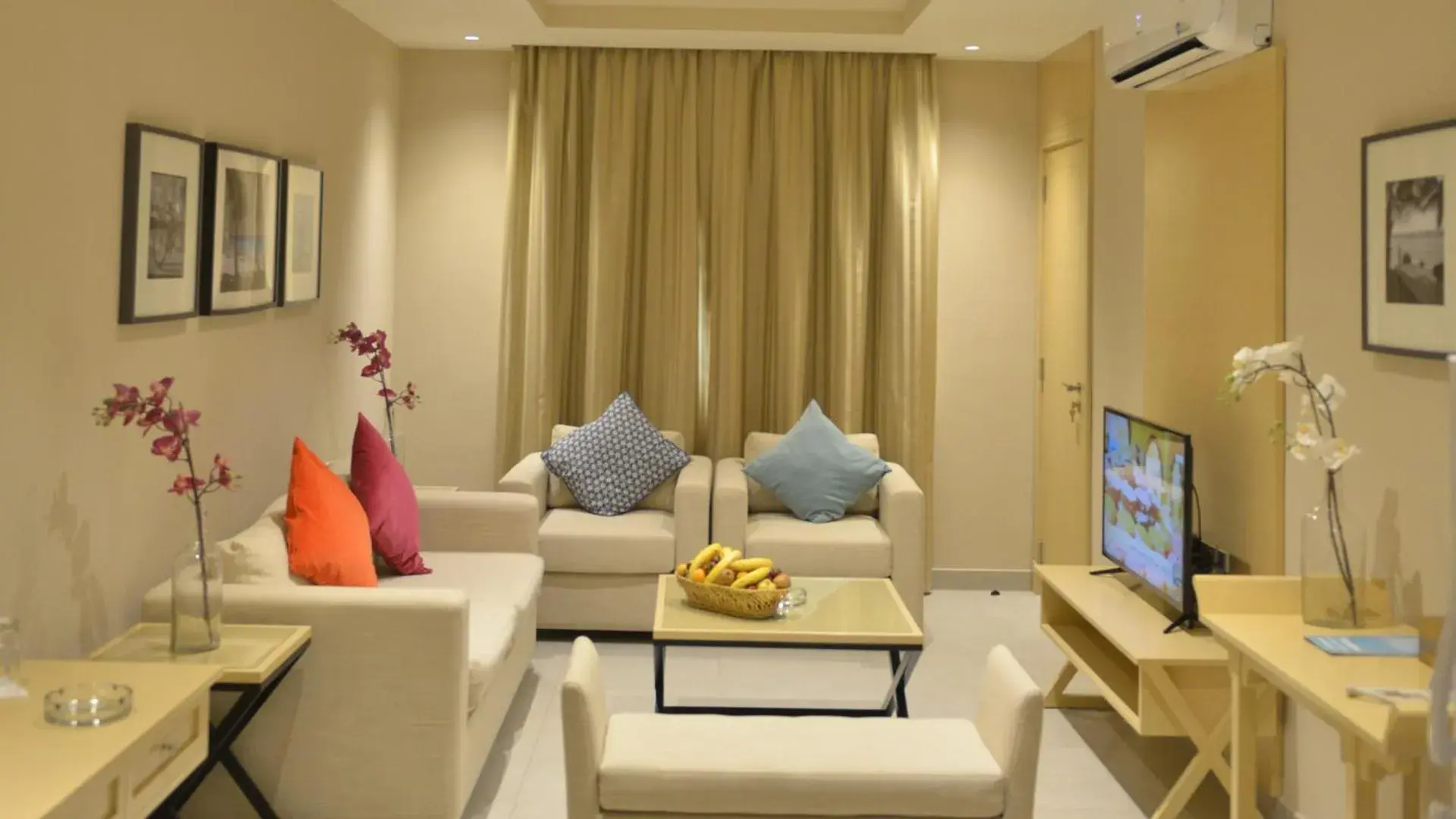 Living room in Umm Al Quwain Beach Hotel Living room in Umm Al Quwain Beach Hotel