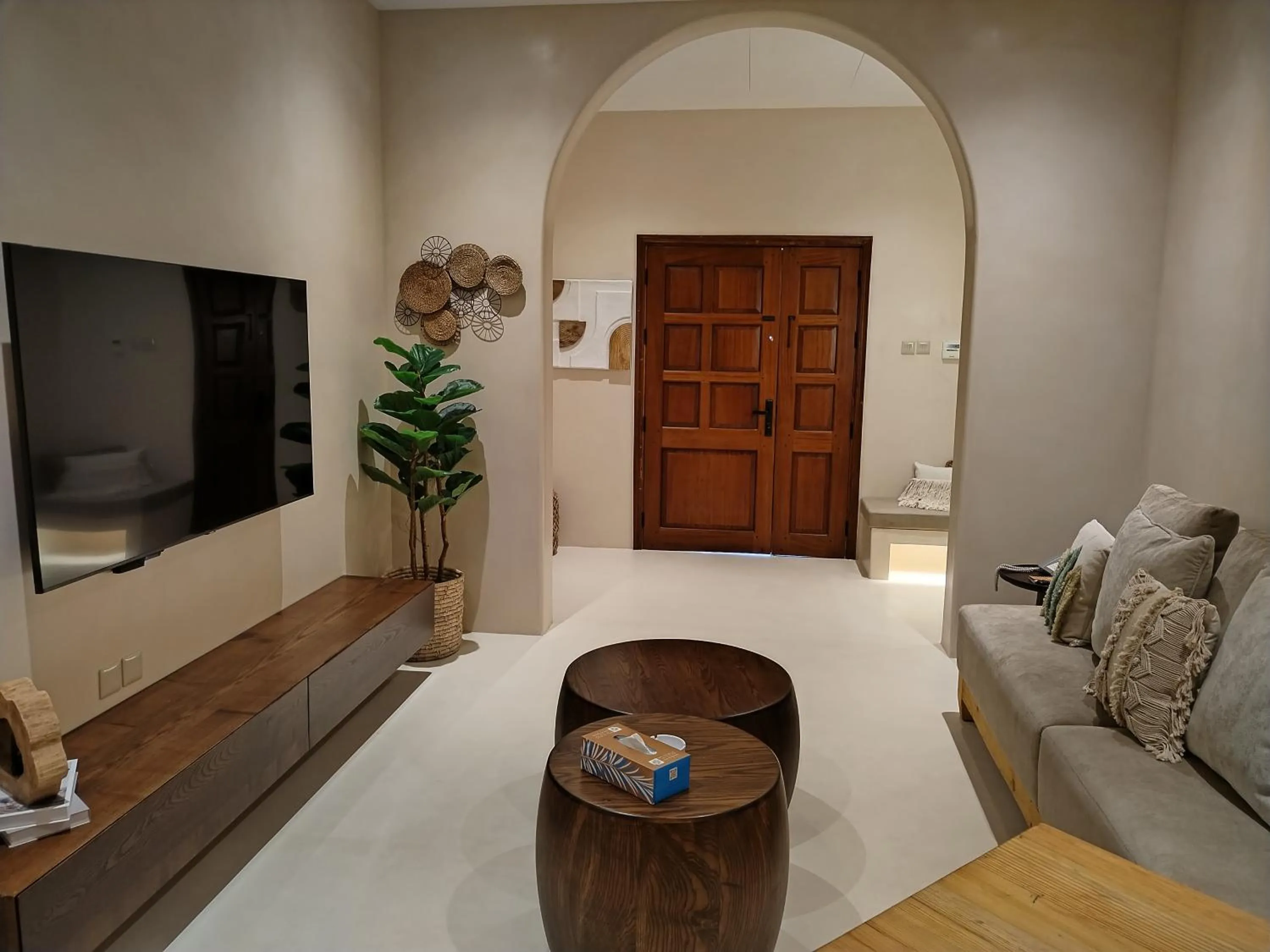 Living room in Umm Al Quwain Beach Hotel