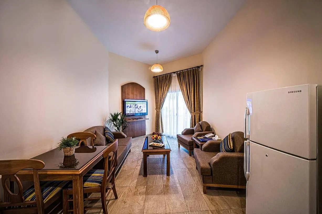 Living room in Umm Al Quwain Beach Hotel