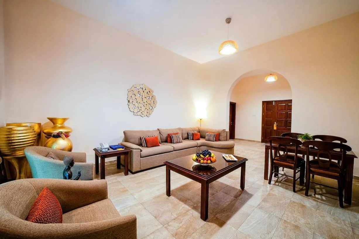 Living room in Umm Al Quwain Beach Hotel