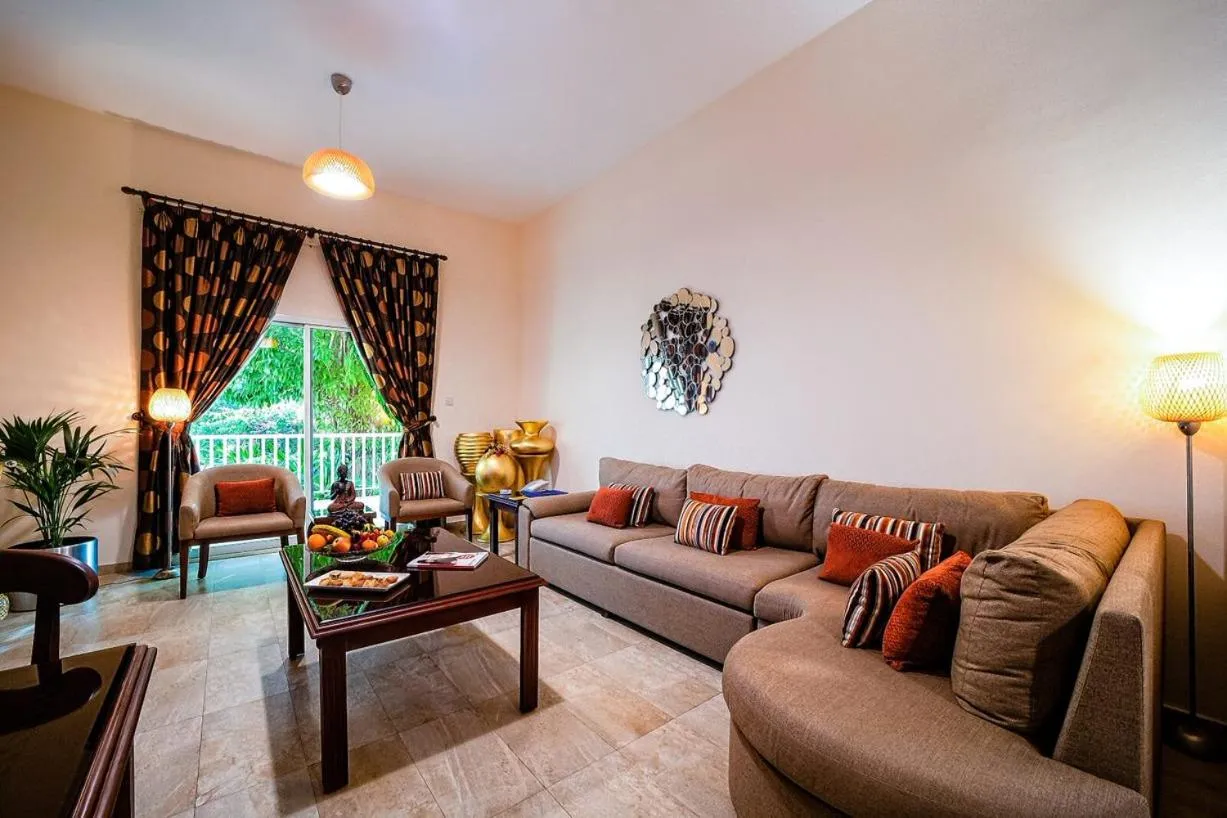 Living room in Umm Al Quwain Beach Hotel