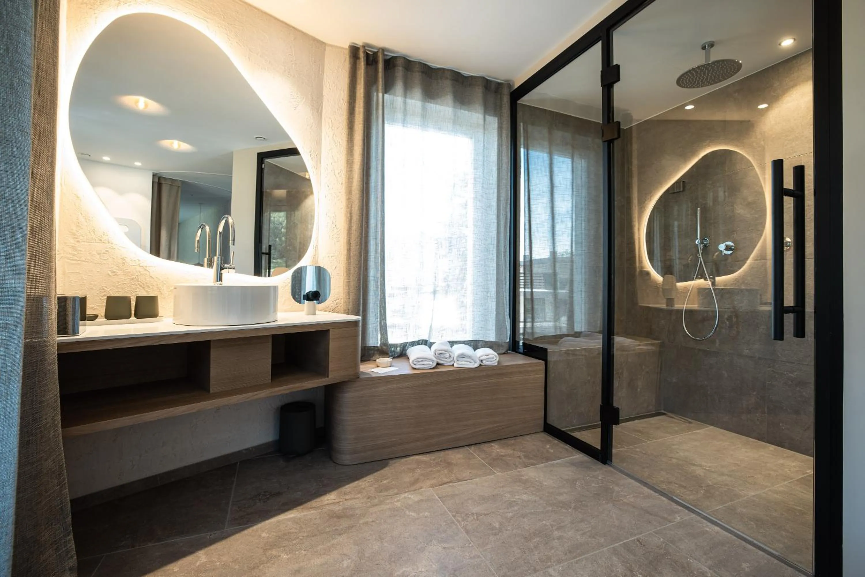 Steam room in Hotel Petrus