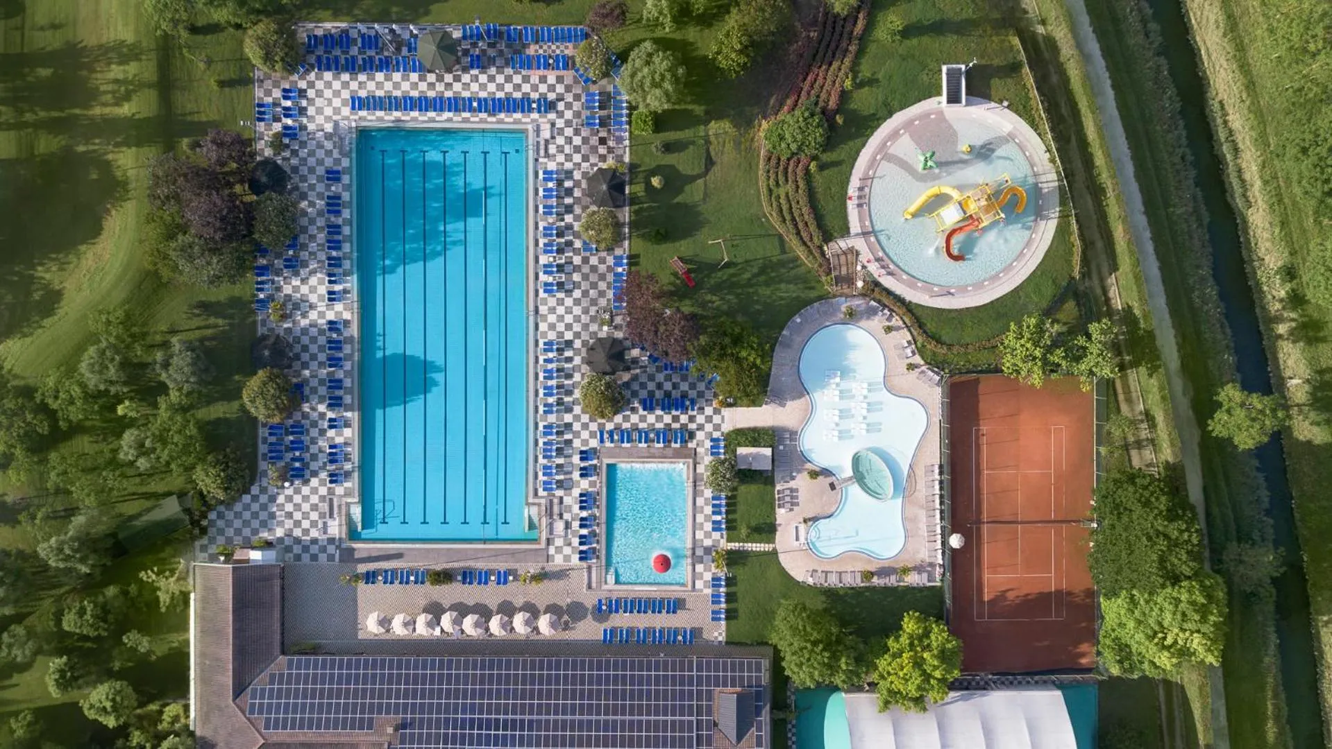 Bird's eye view in Hotel Petrarca Terme