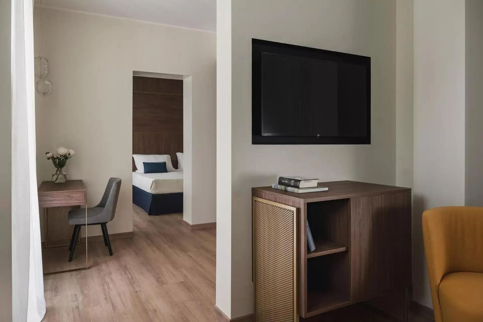 Bed in Hotel Petrarca Terme