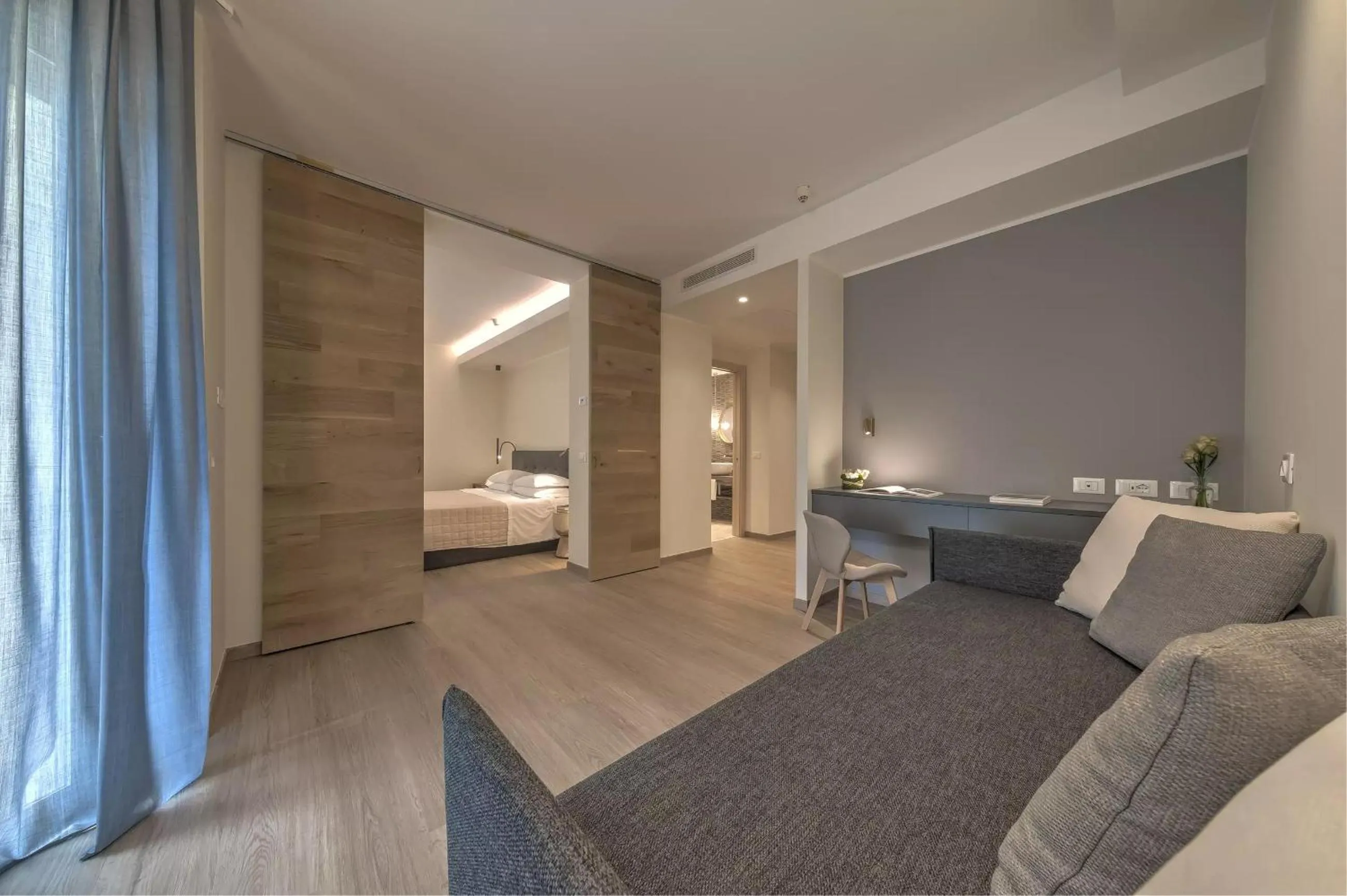 Bed in Hotel Petrarca Terme