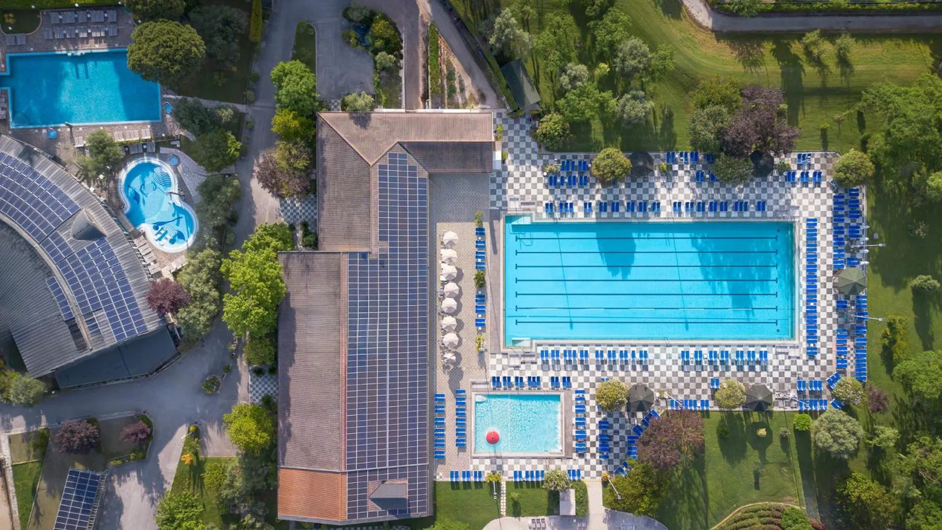 Bird's eye view in Hotel Petrarca Terme