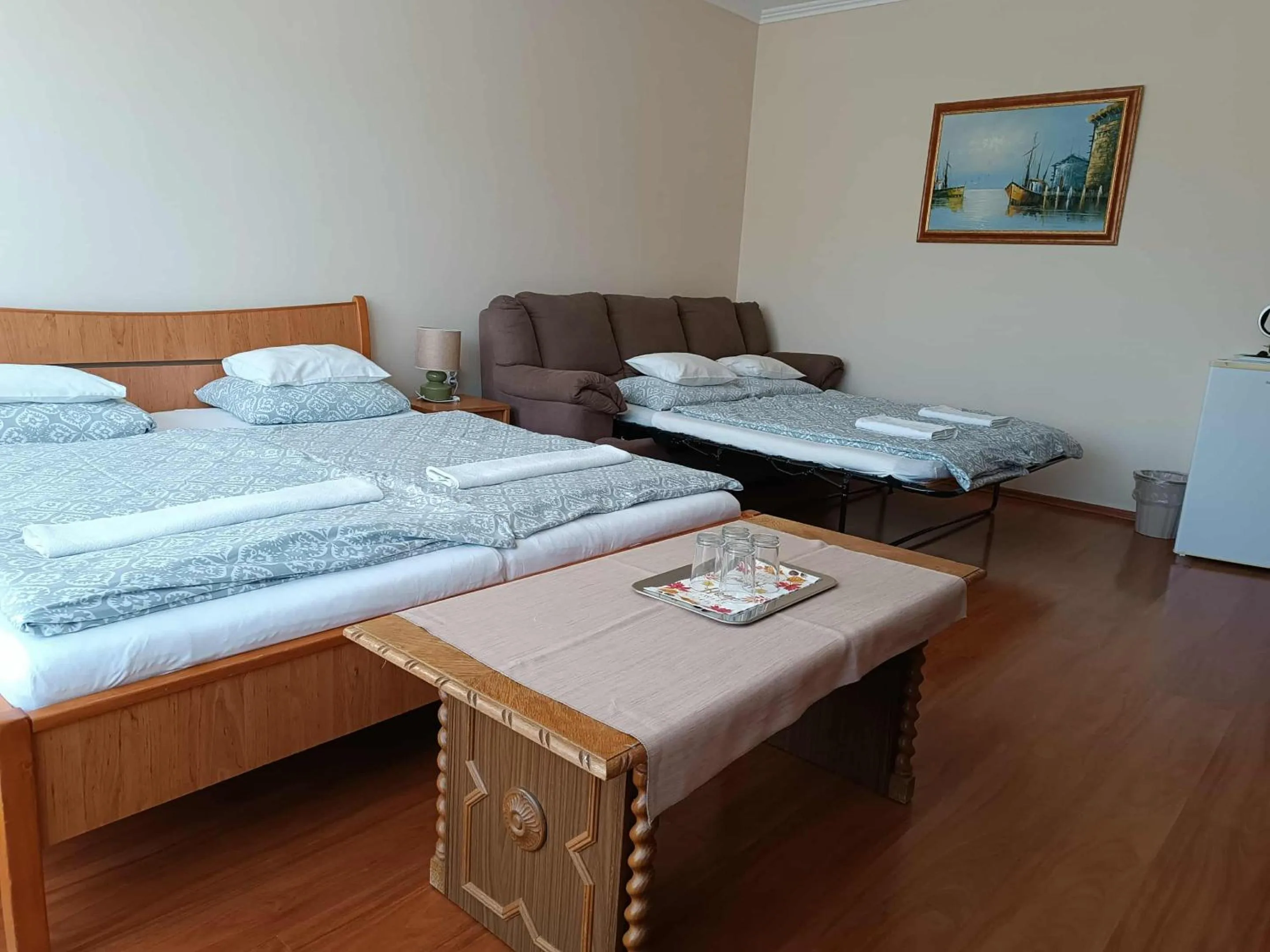 Bed in Szilvia Panzió Gyomaendrőd