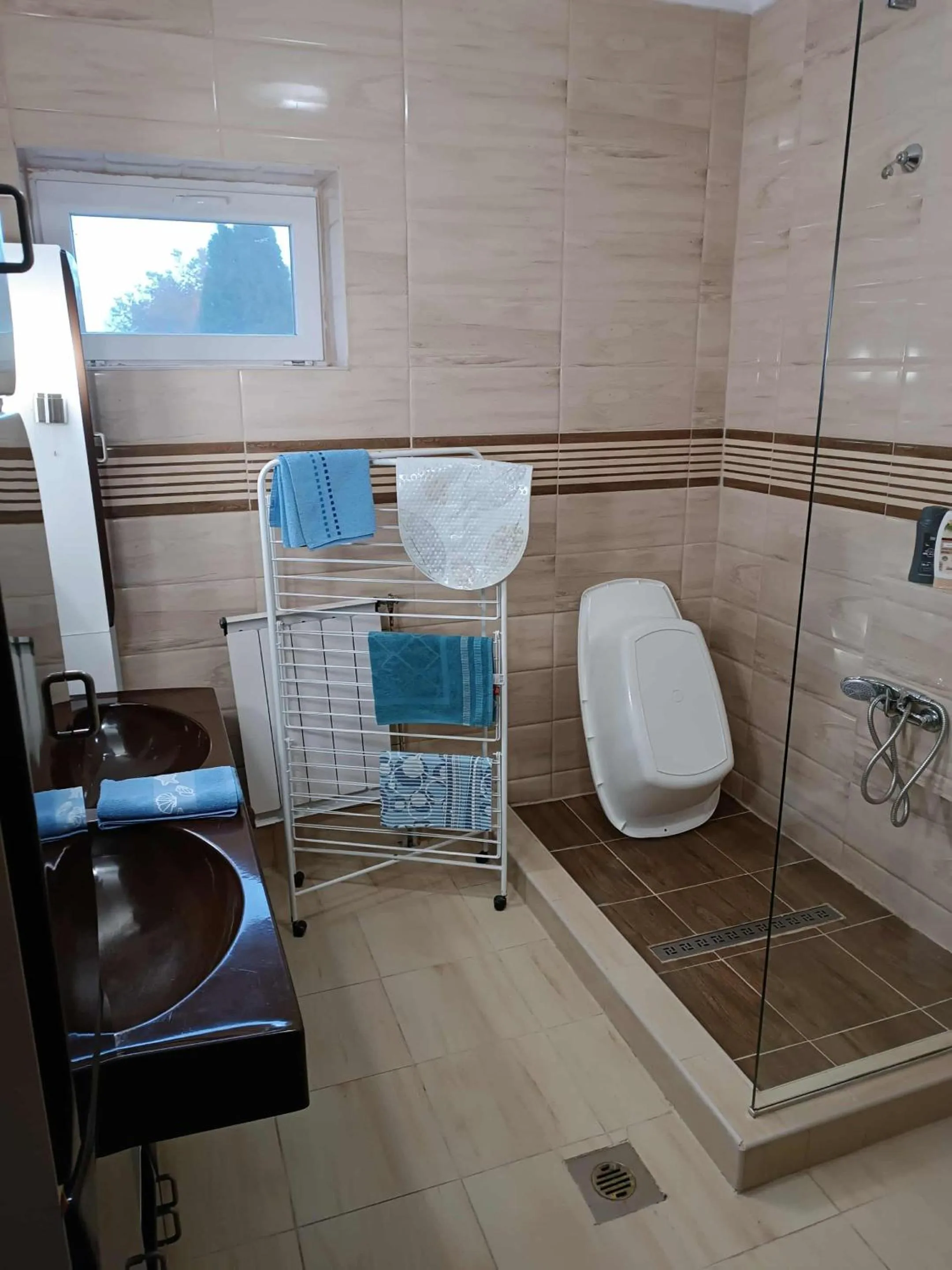 Shower in Szilvia Panzió Gyomaendrőd