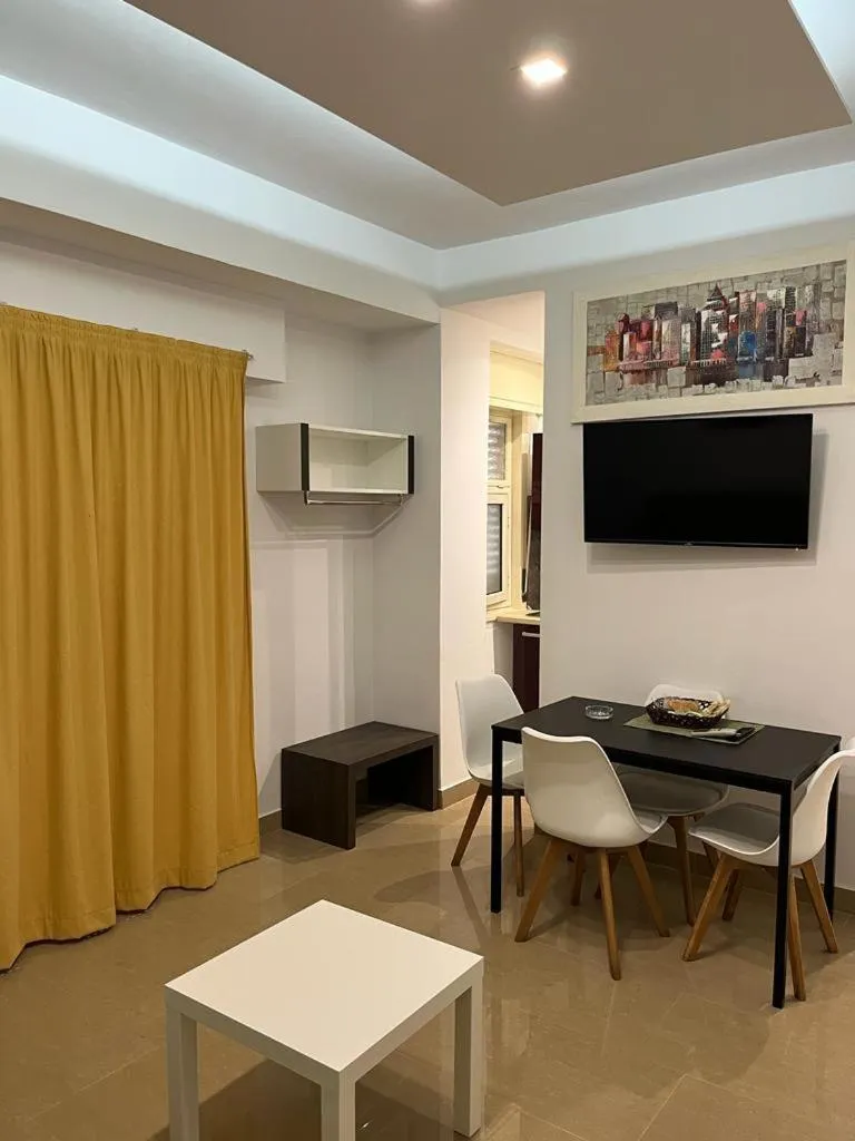 Living room in IG-Tysandros Apartments