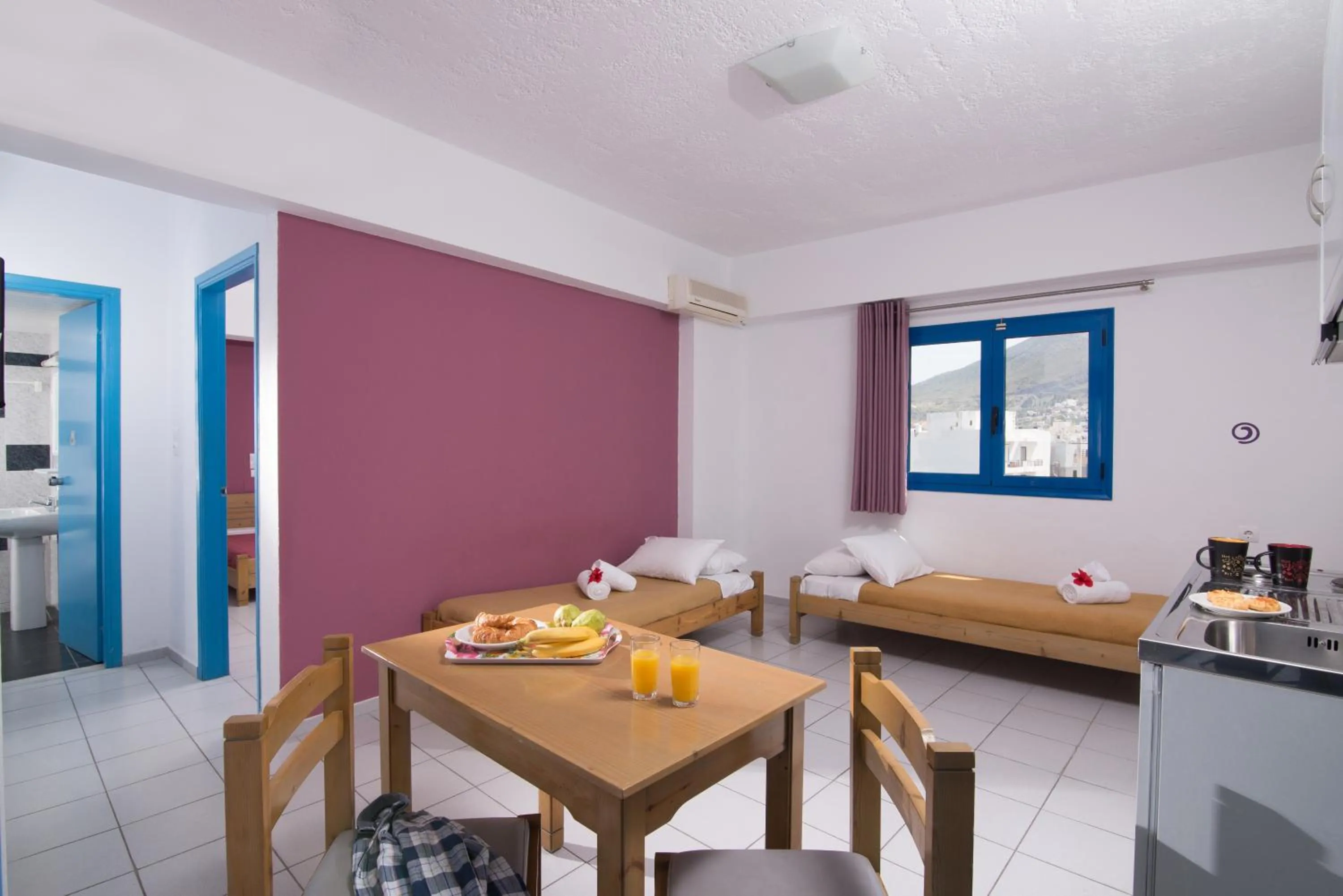 Kitchen or kitchenette in Erofili Apartments