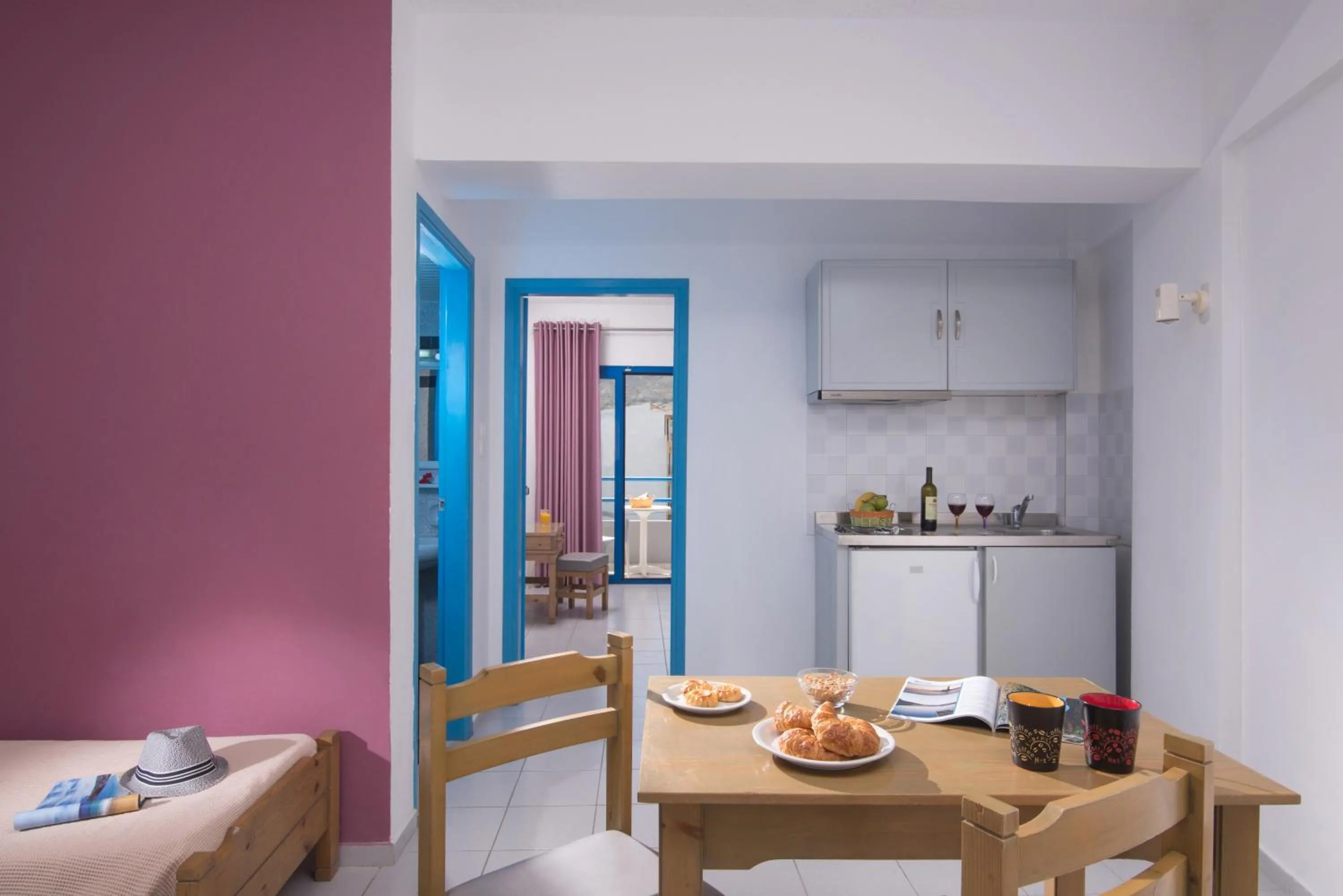 Kitchen or kitchenette in Erofili Apartments