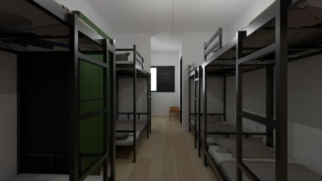 Bed in Bamboo Rio Hostel