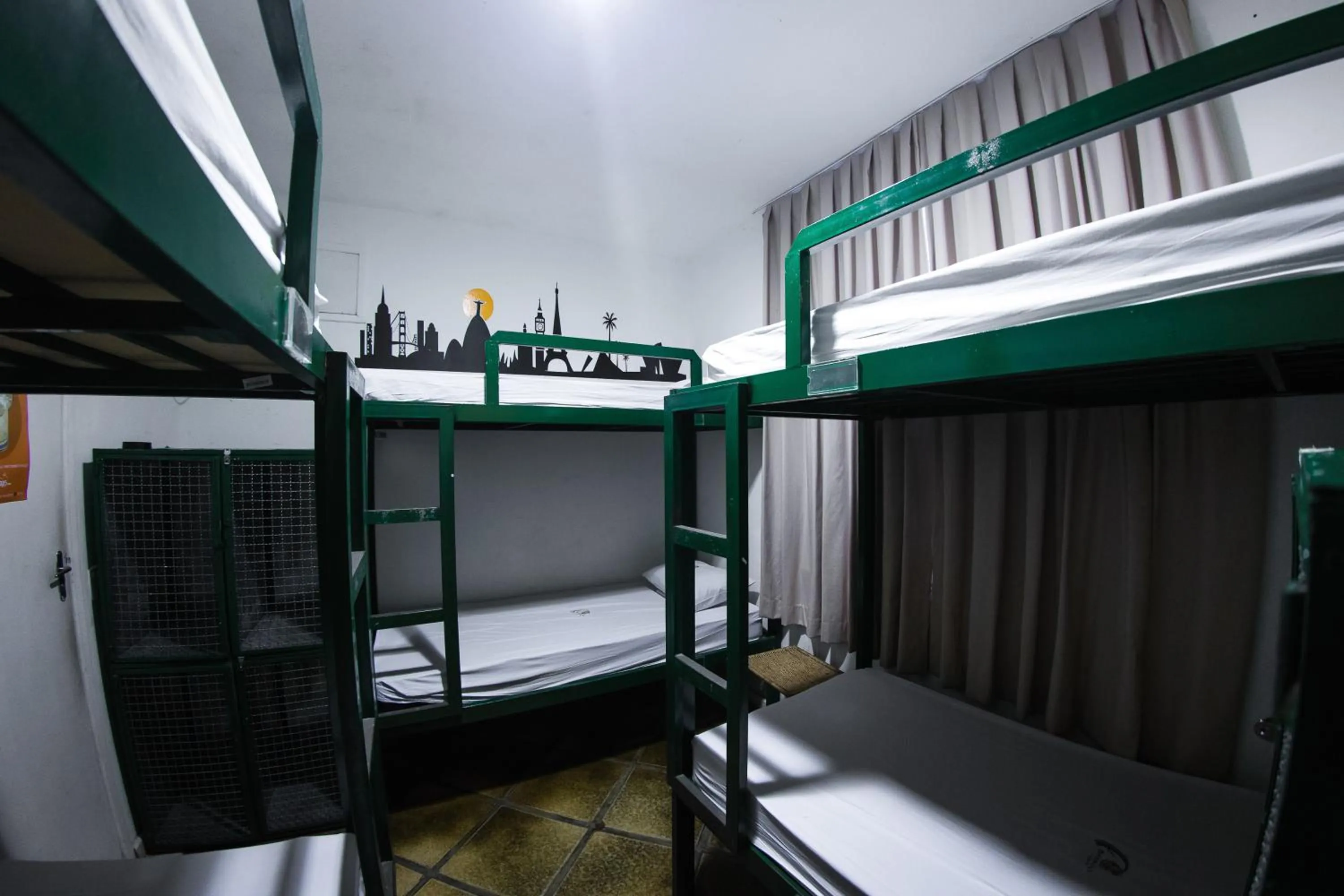 Bedroom, Bed in Bamboo Rio Hostel