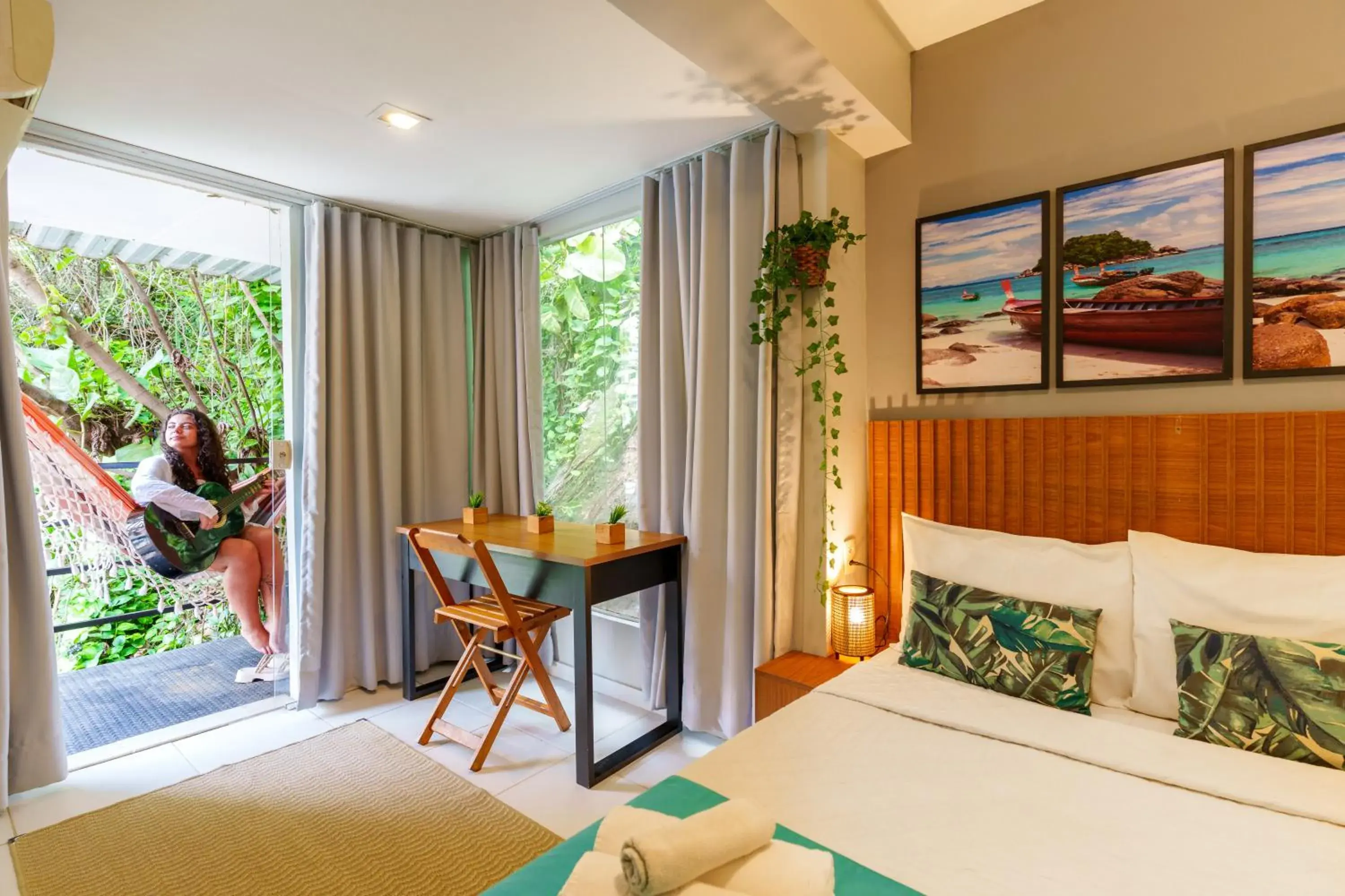 Bed in Bamboo Rio Hostel Bed in Bamboo Rio Hostel