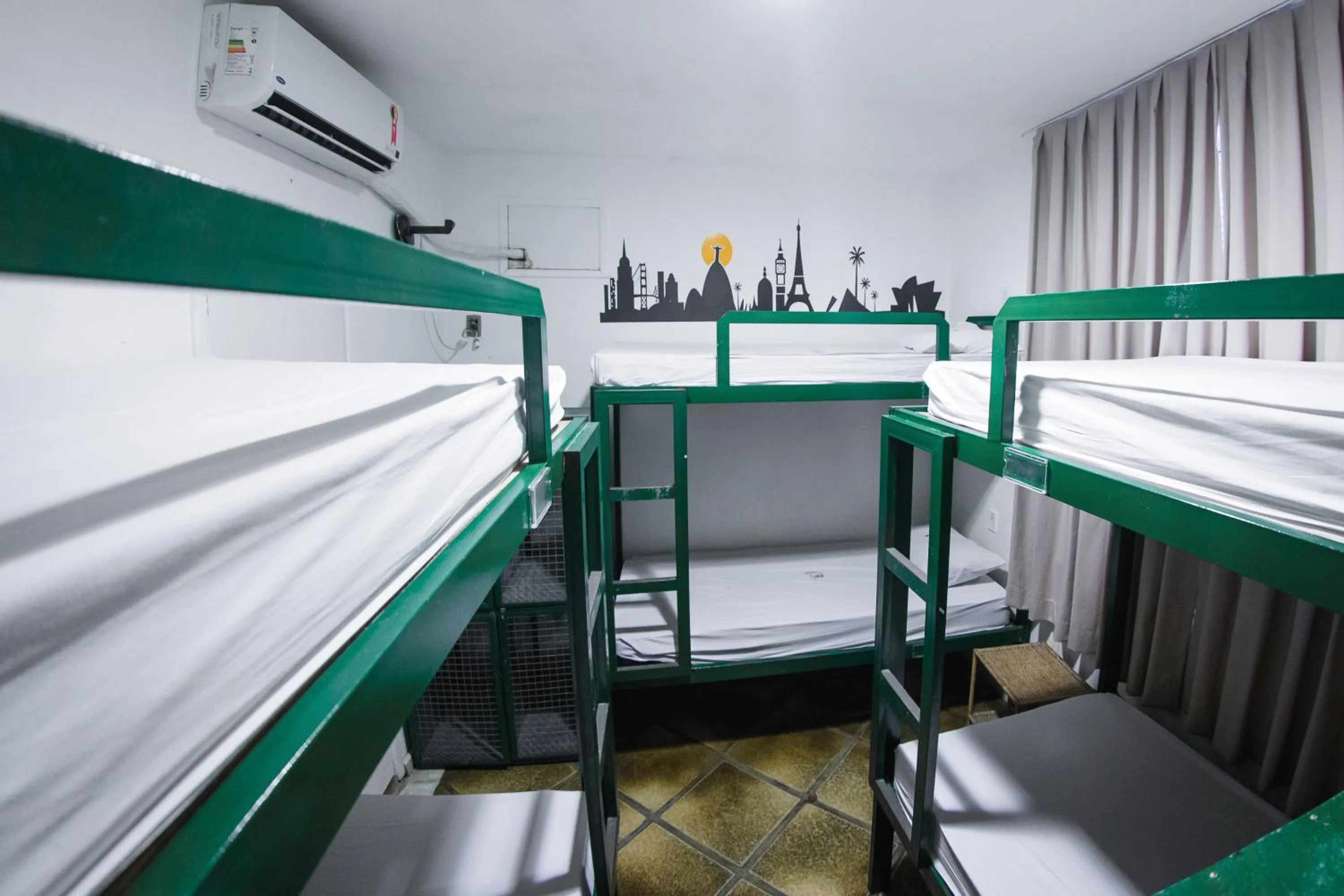 Bedroom, Bed in Bamboo Rio Hostel