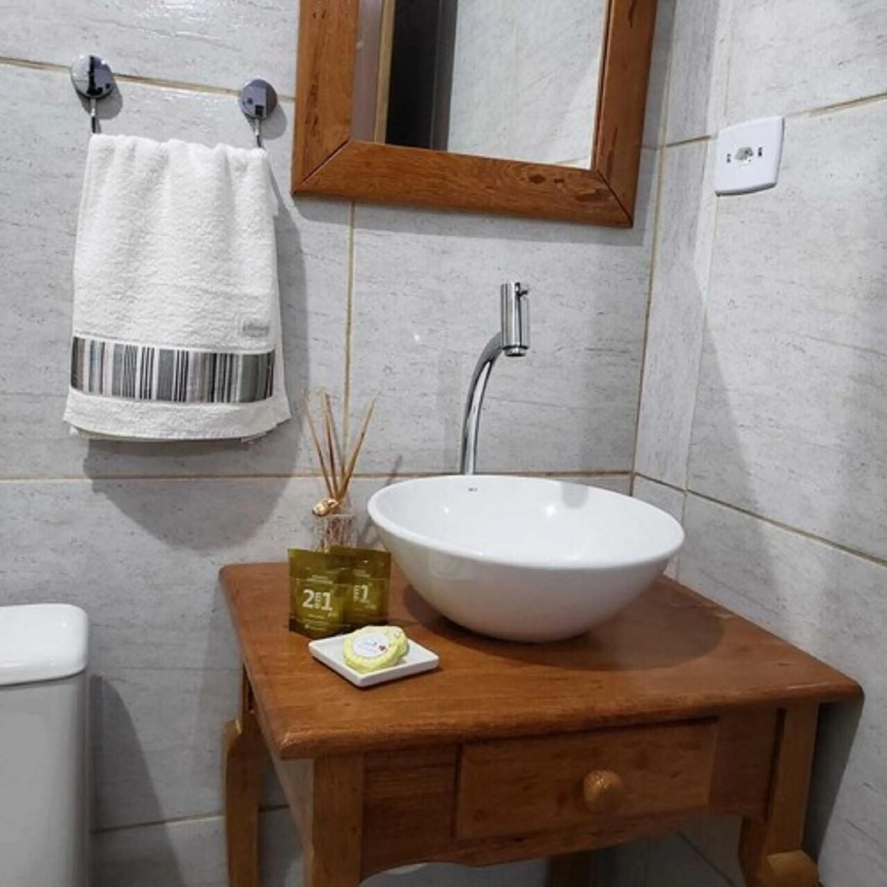 Toilet in Pousada Algas Marinhas