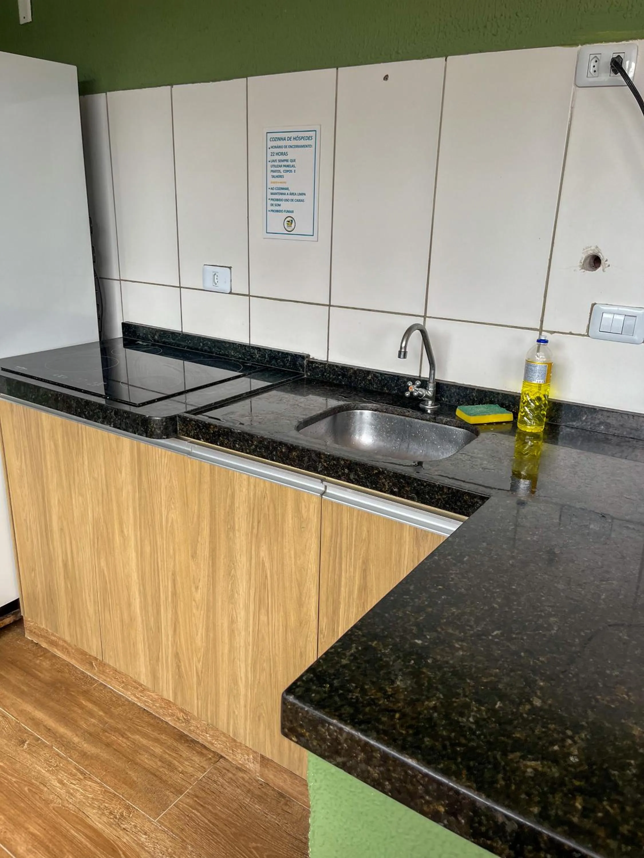 Kitchen or kitchenette in Pousada Arco Iris Fortaleza