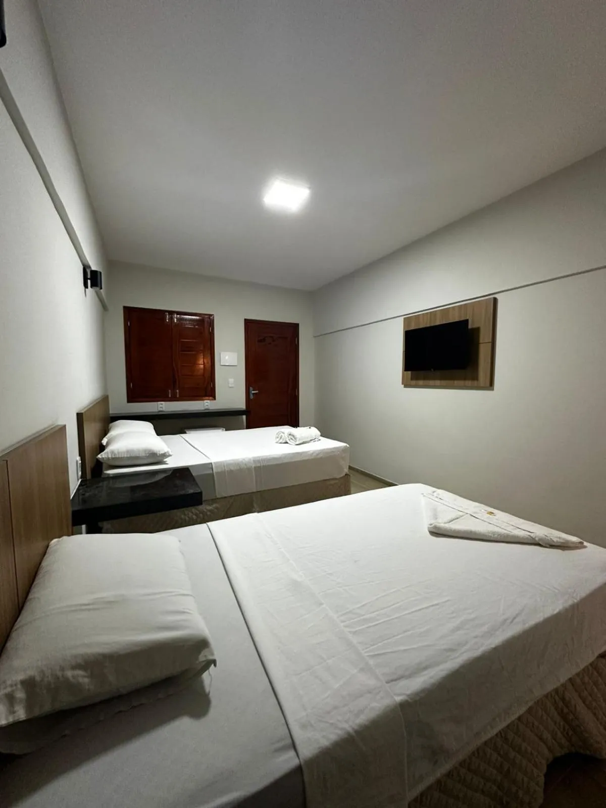 View (from property/room), Bed in Pousada Arco Iris Fortaleza