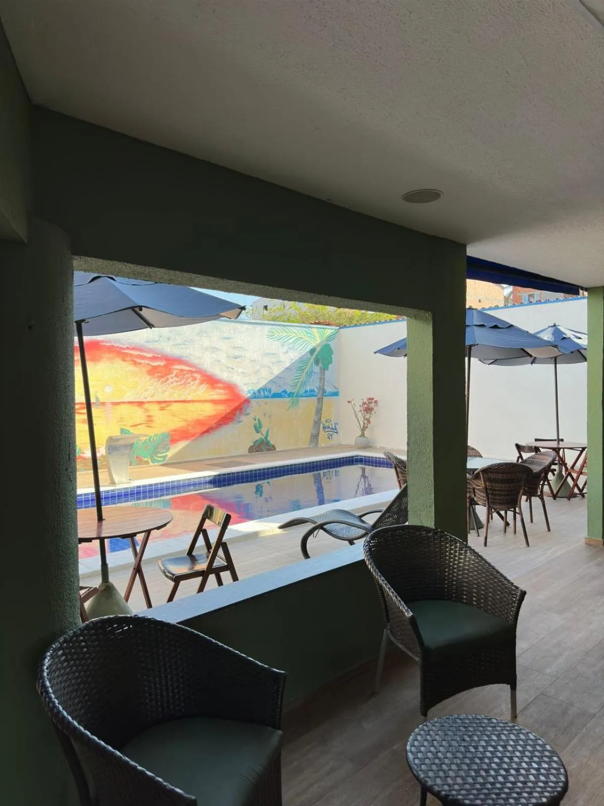 Swimming pool in Pousada Arco Iris Fortaleza