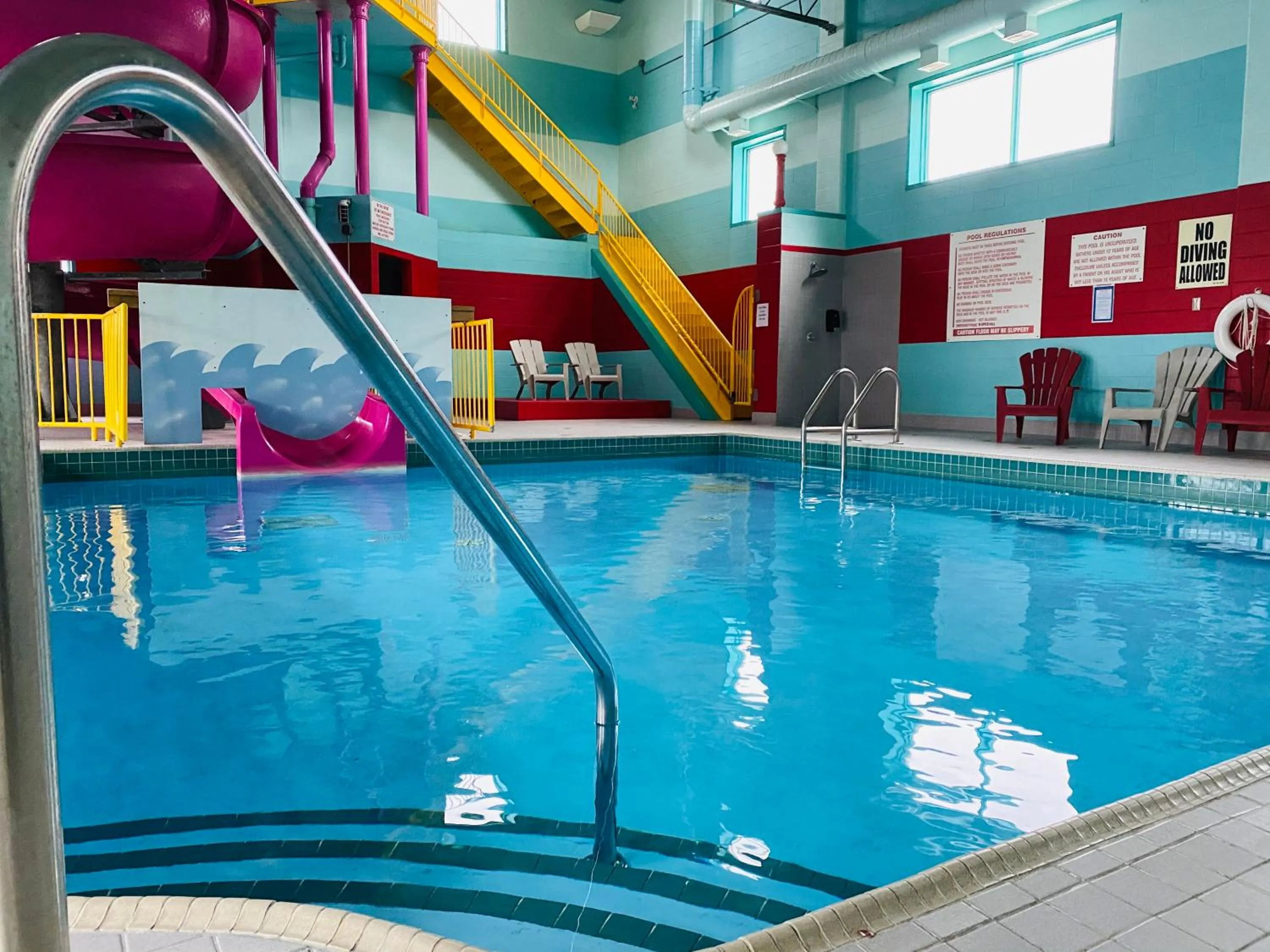 Swimming pool in Ramada by Wyndham Belleville Harbourview Conference Center