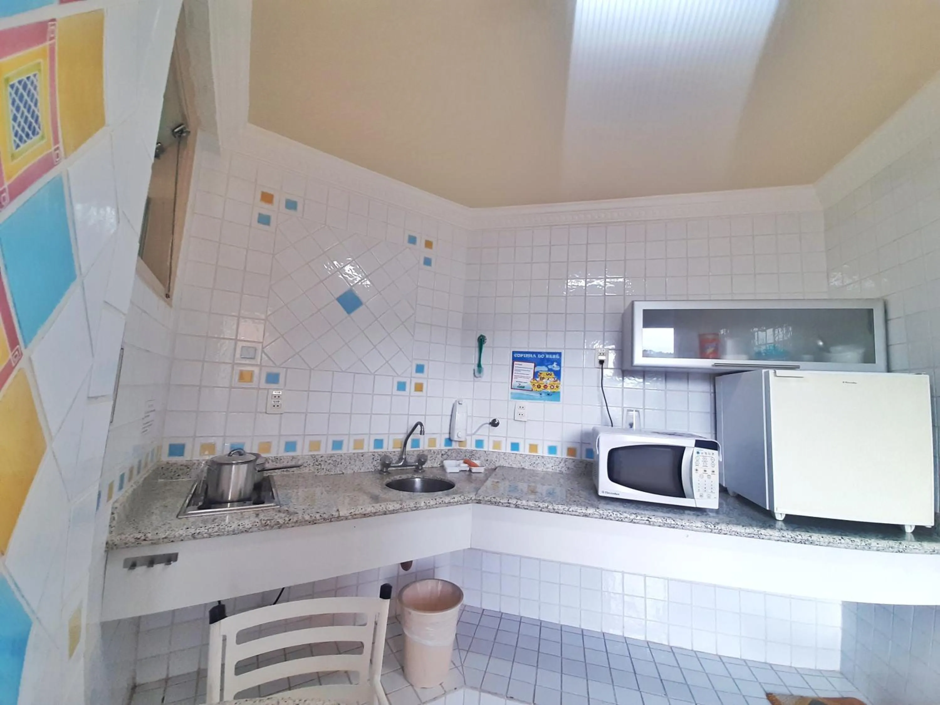 Communal kitchen in Hotel Zanon