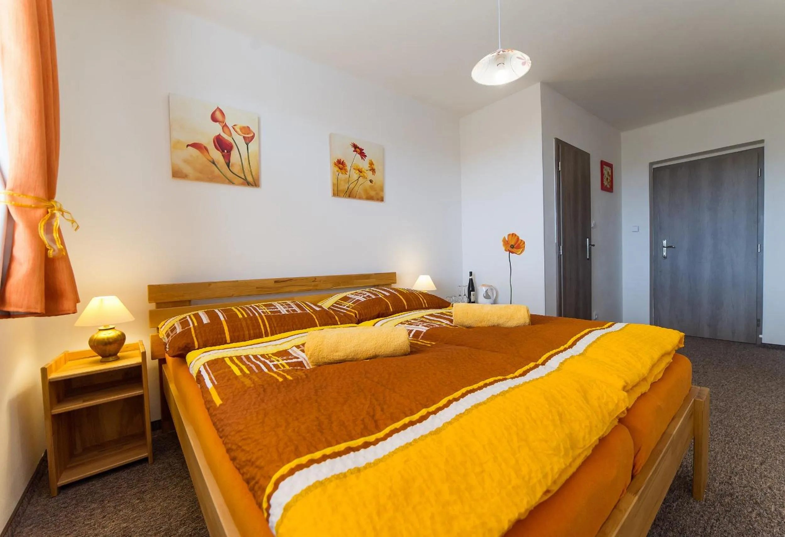 Bedroom, Bed in Penzion TOP