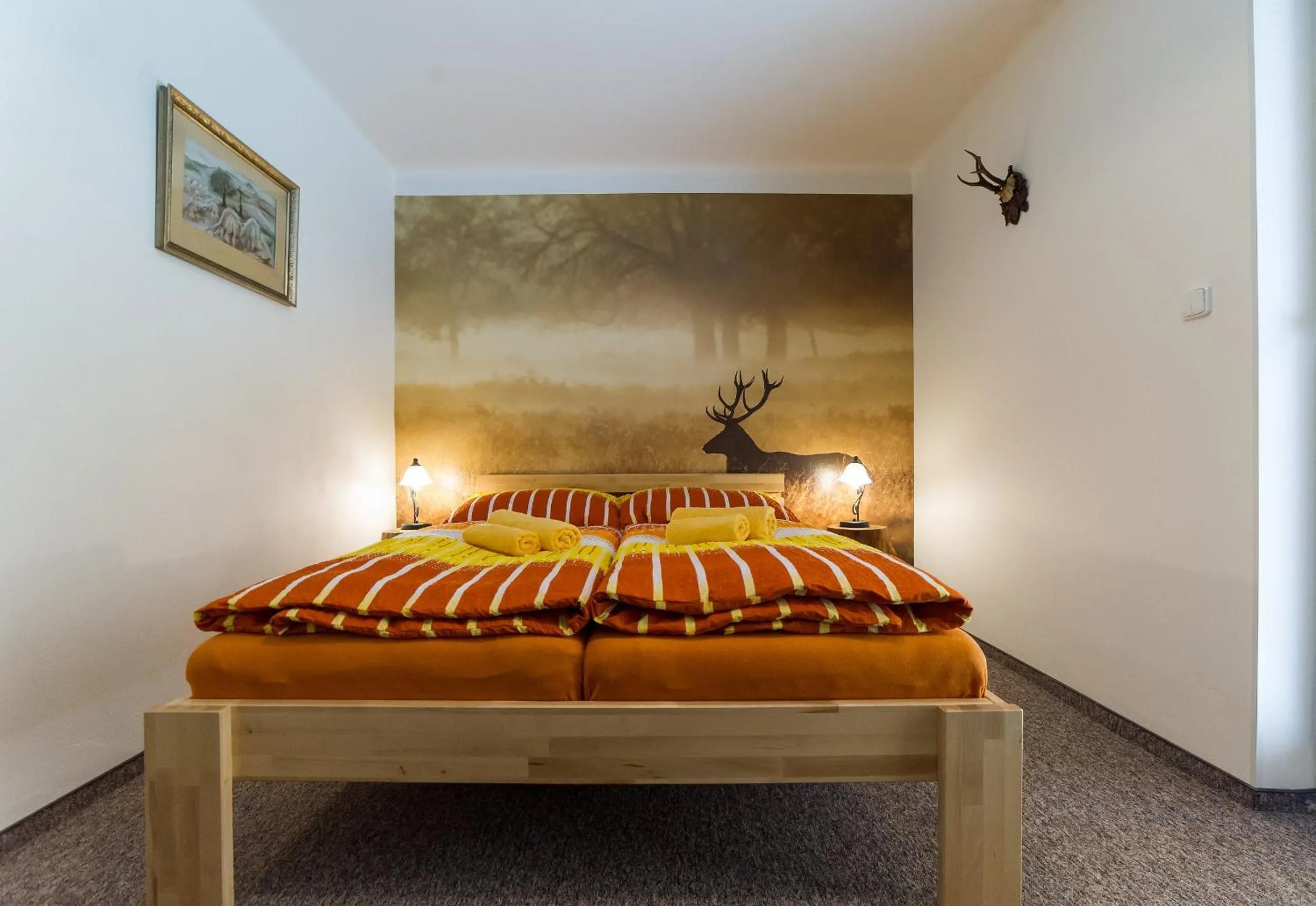 Bedroom, Bed in Penzion TOP