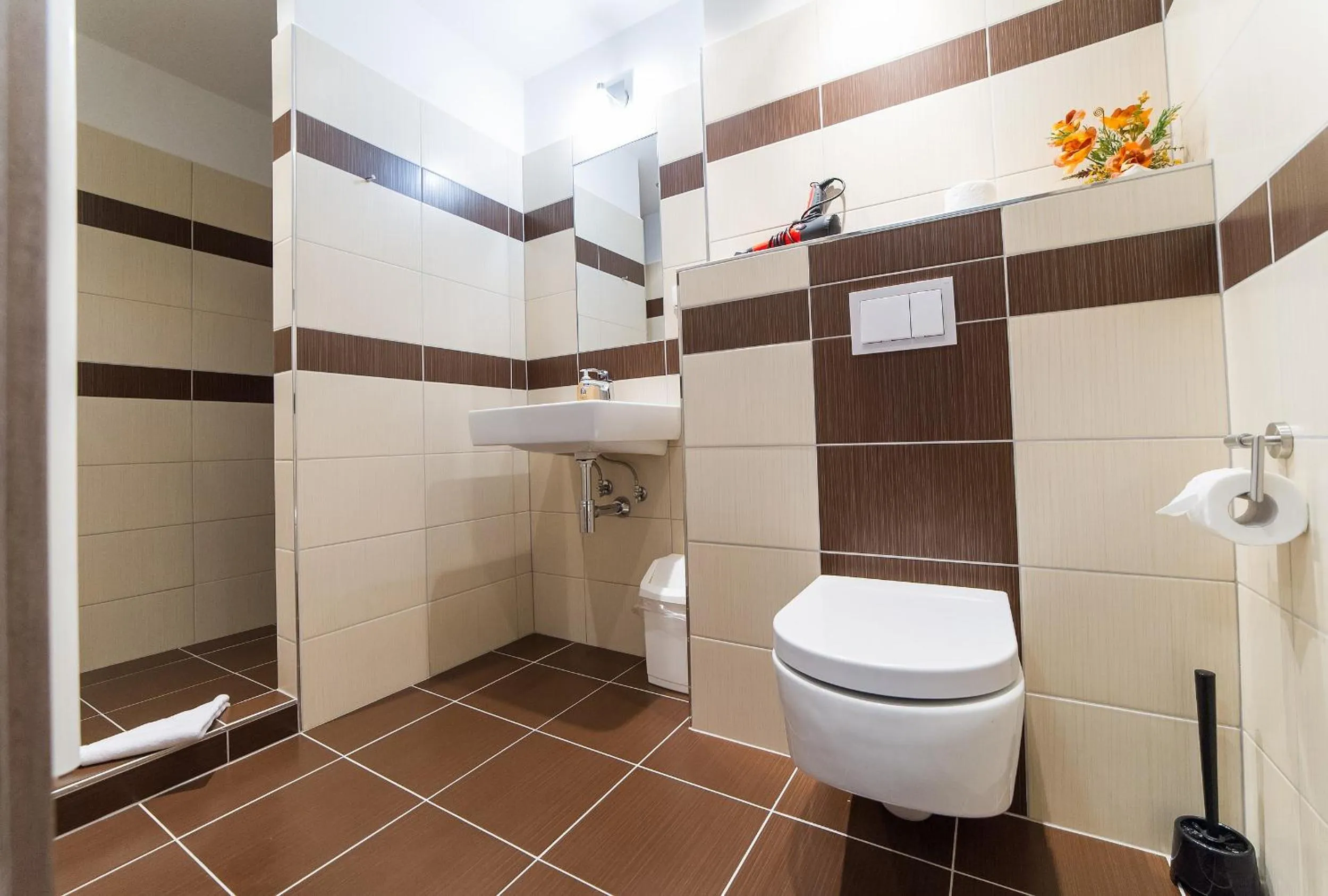 Bathroom in Penzion TOP